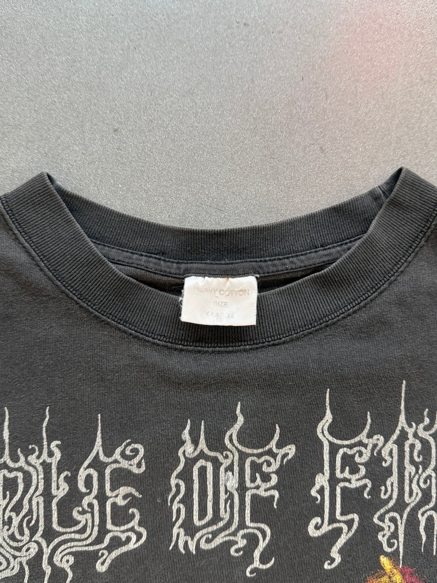 1997 CRADLE OF FILTH THE RAPE AND RUIN OF EUROPE LS TEE (HEAVY COTTON TAG)