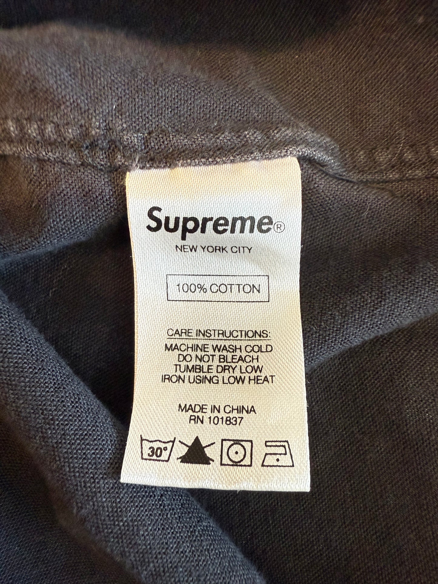 SS18 SUPREME GONZ OXFORD SHIRT - BLACK