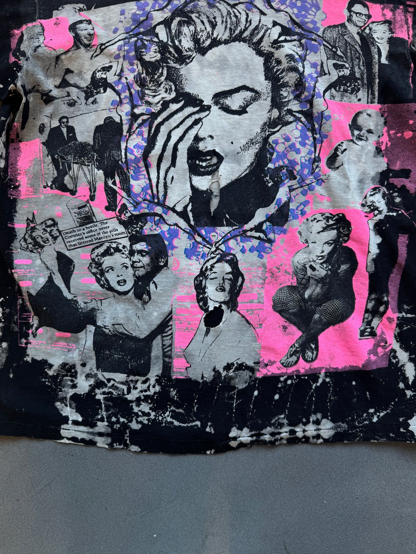 80’S MARILYN MONROE MOSQUITOHEAD DISTRESSED TEE (HANES TAG)