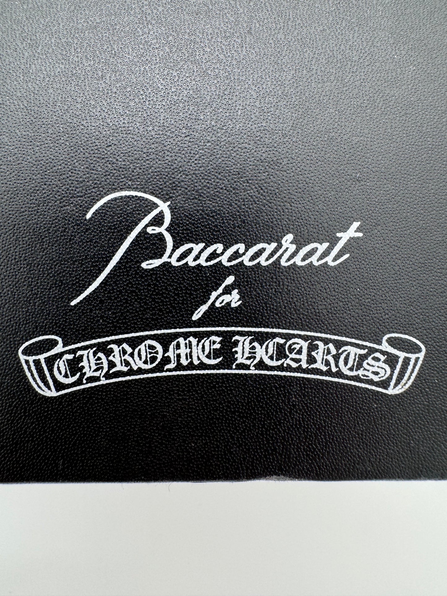 CHROME HEARTS BACCARAT CRYSTAL HIGHBALL CUP (WITH BOX)