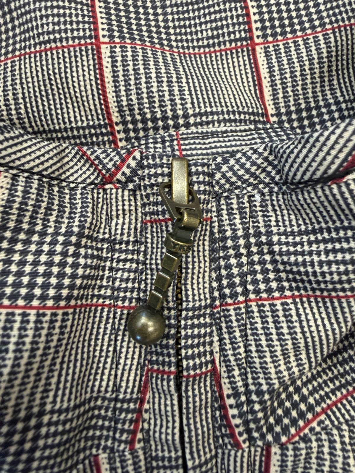 SS20 SUPREME TRACK HALF ZIP PULLOVER - GLEN PLAID