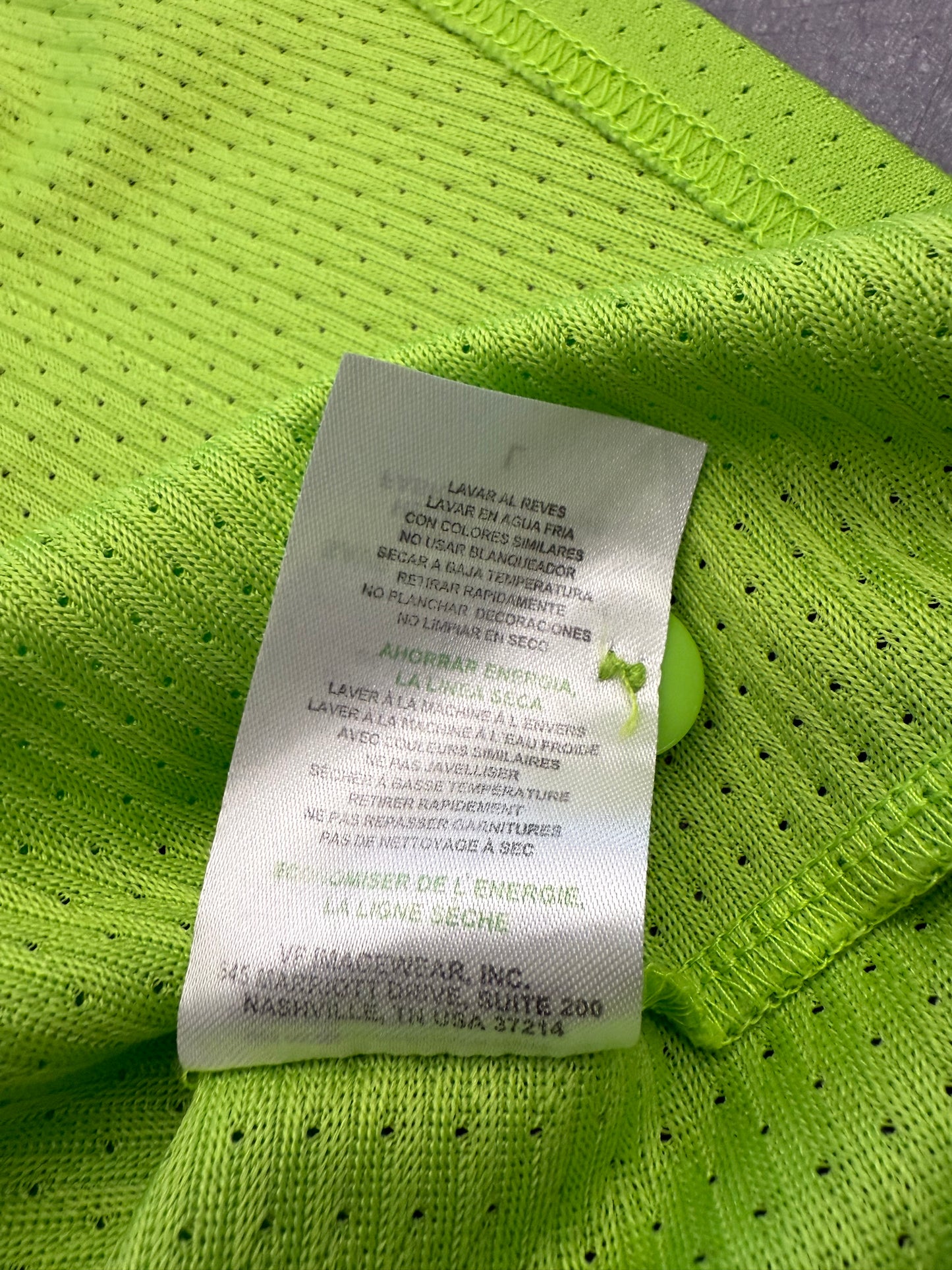 SS15 SUPREME YANKEES BASEBALL JERSEY LIME