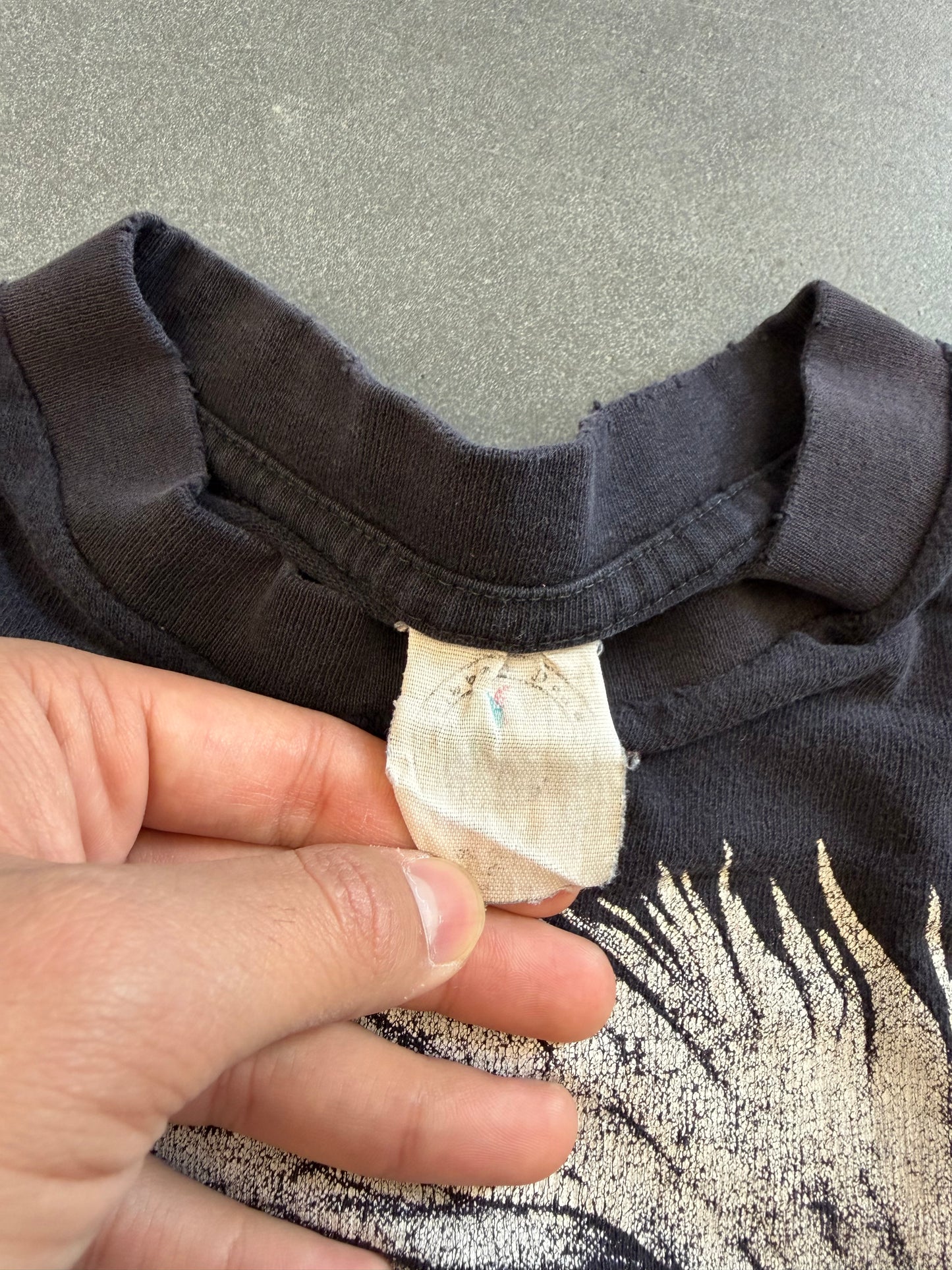 80'S AMERICAN BIKER RIGHTOUS RULER BIKER TEE (FADED TAG)