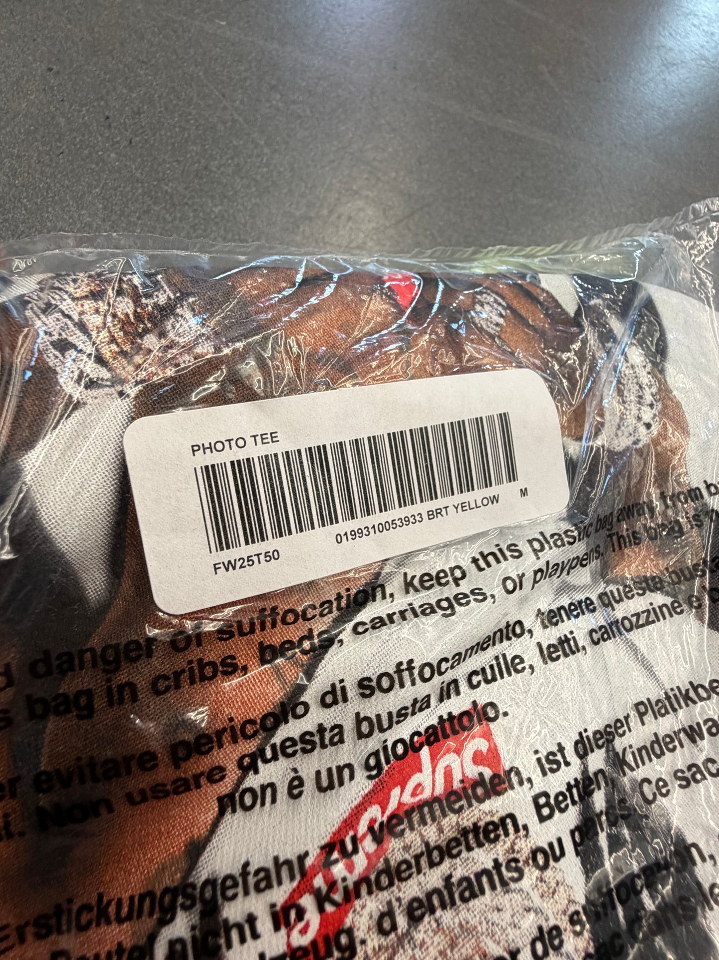 FW25 SUPREME PLAYBOI CARTI TEE - PALE GREEN