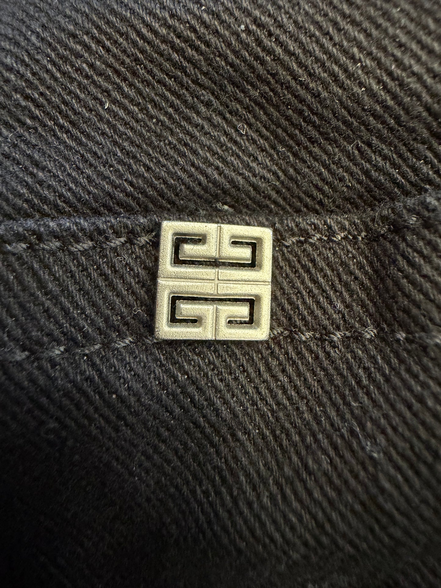 GIVENCHY 4G WIDE LEG JEANS - BLACK