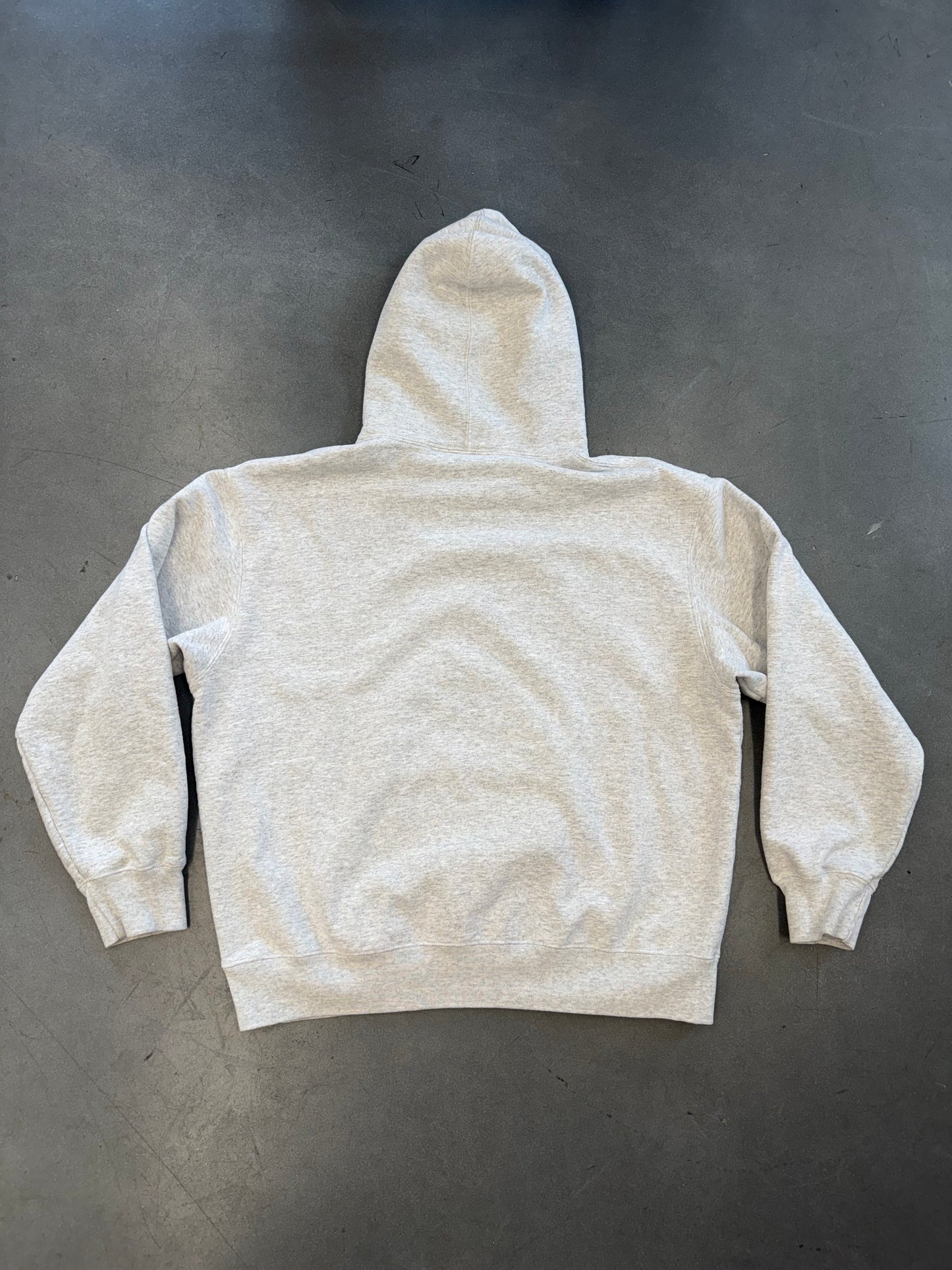SS25 SUPREME BLACKLETTER HOODED SWEATSHIRT - ASH GREY