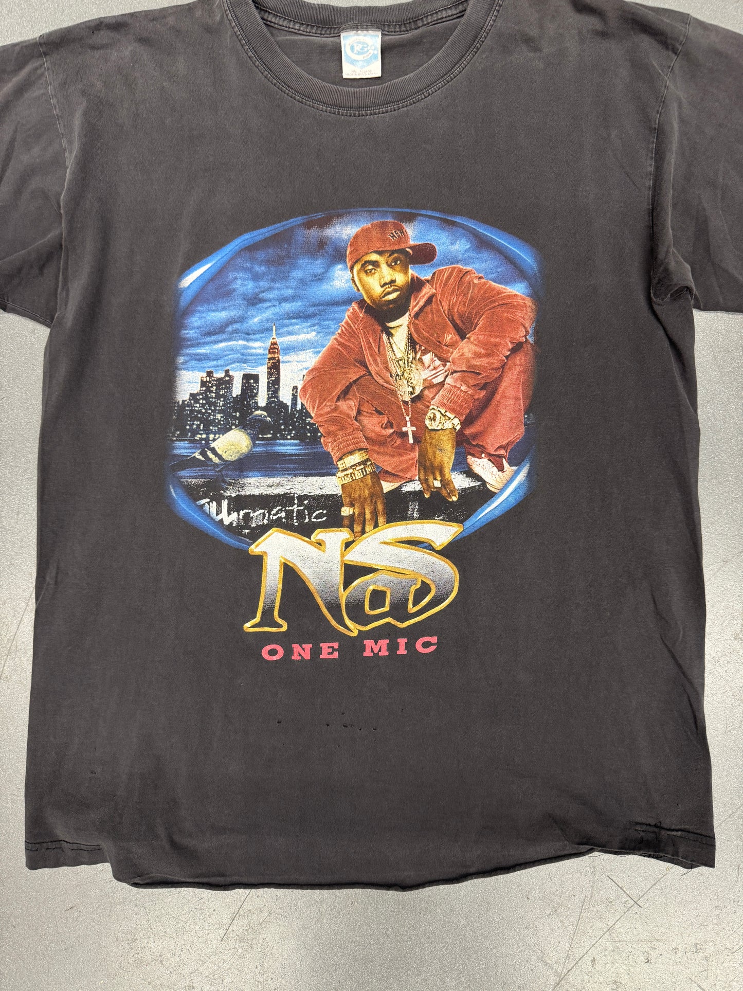 2001 NAS ONE MIC STILLMATIC RAP TEE