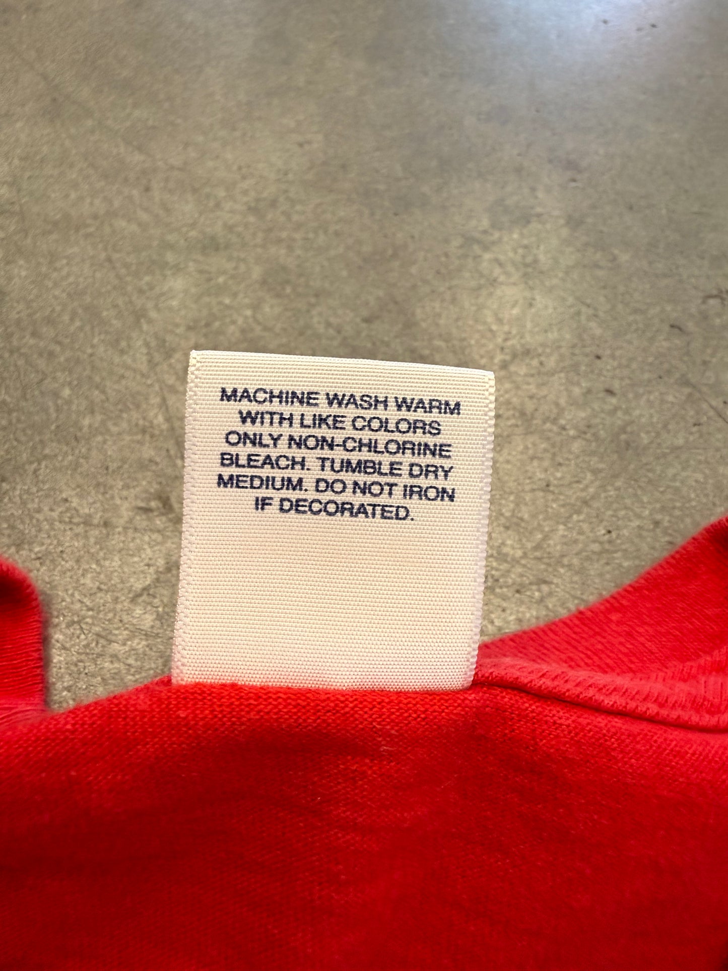 SS17 SUPREME JOE ROBERTS SWIRL TEE - RED