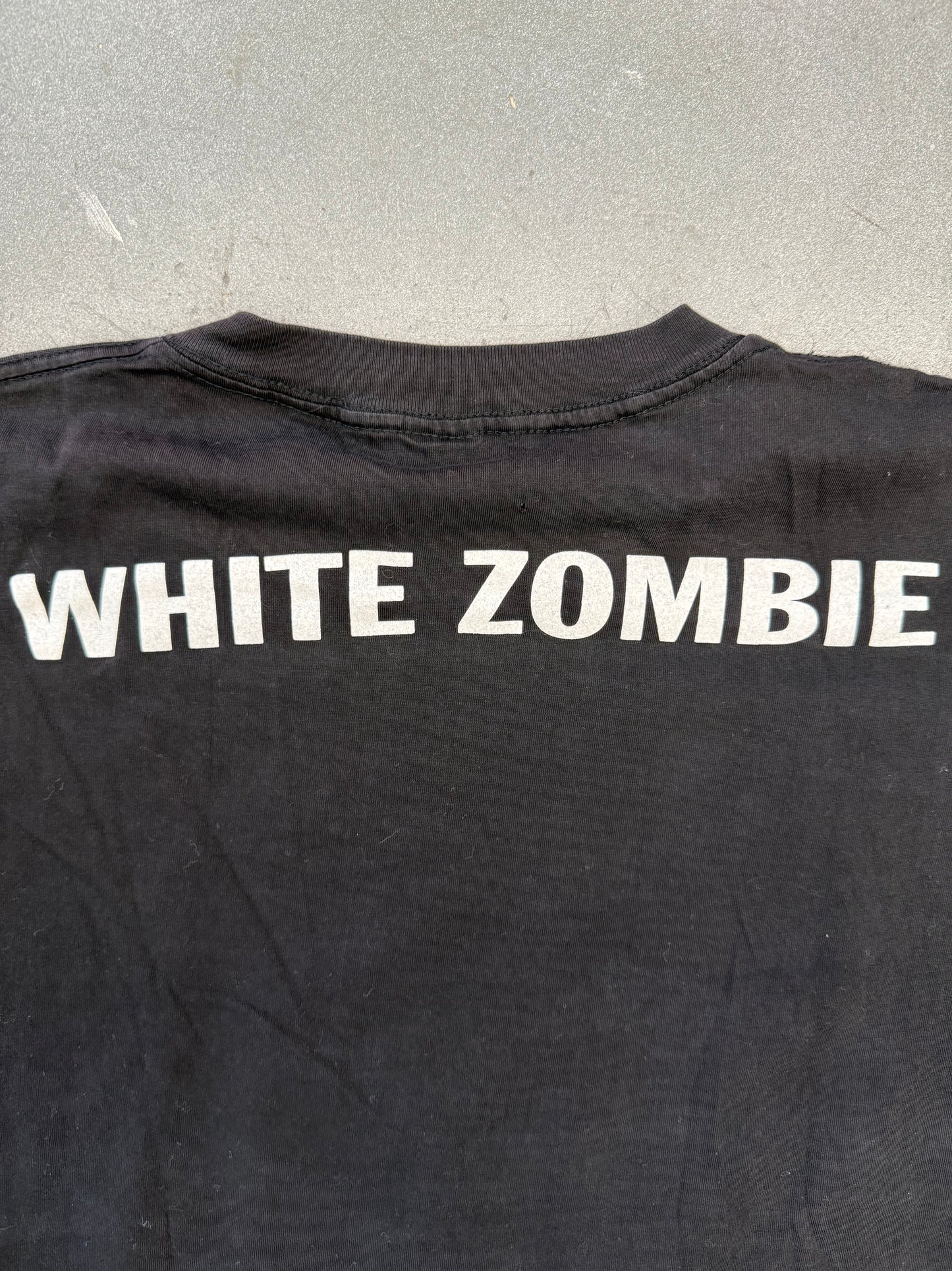 1995 WHITE ZOMBIE ROBOT TEE (WHITE ZOMBIE TAG)
