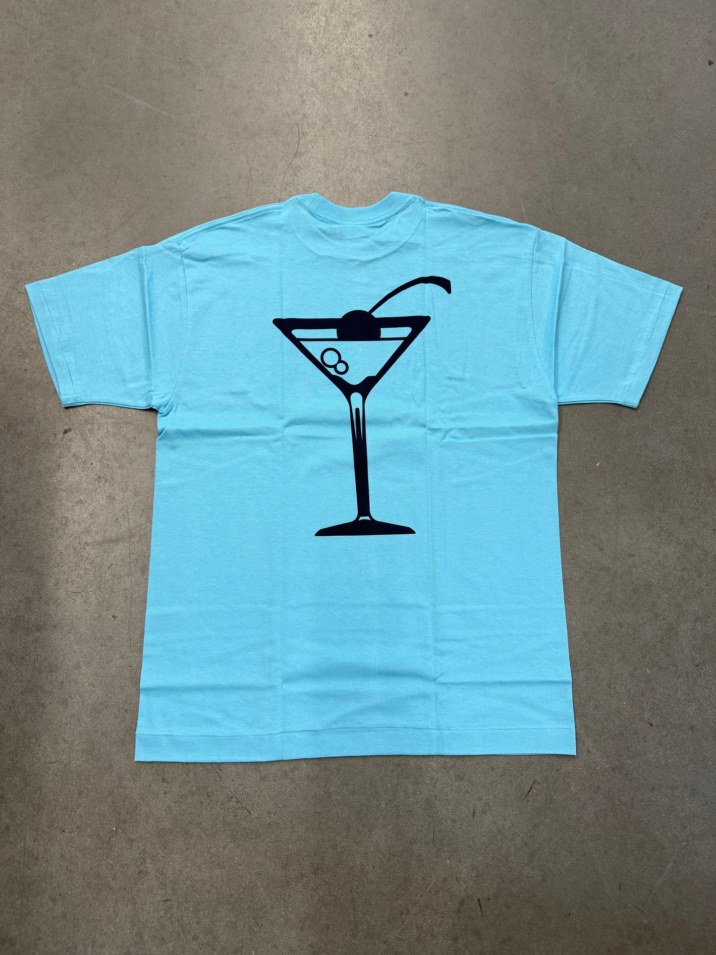 SEASON 10 BILLIONAIRE BOYS CLUB BBC PALM TREE TEE - BLUE (L) (NEW WITH TAG & BAG)