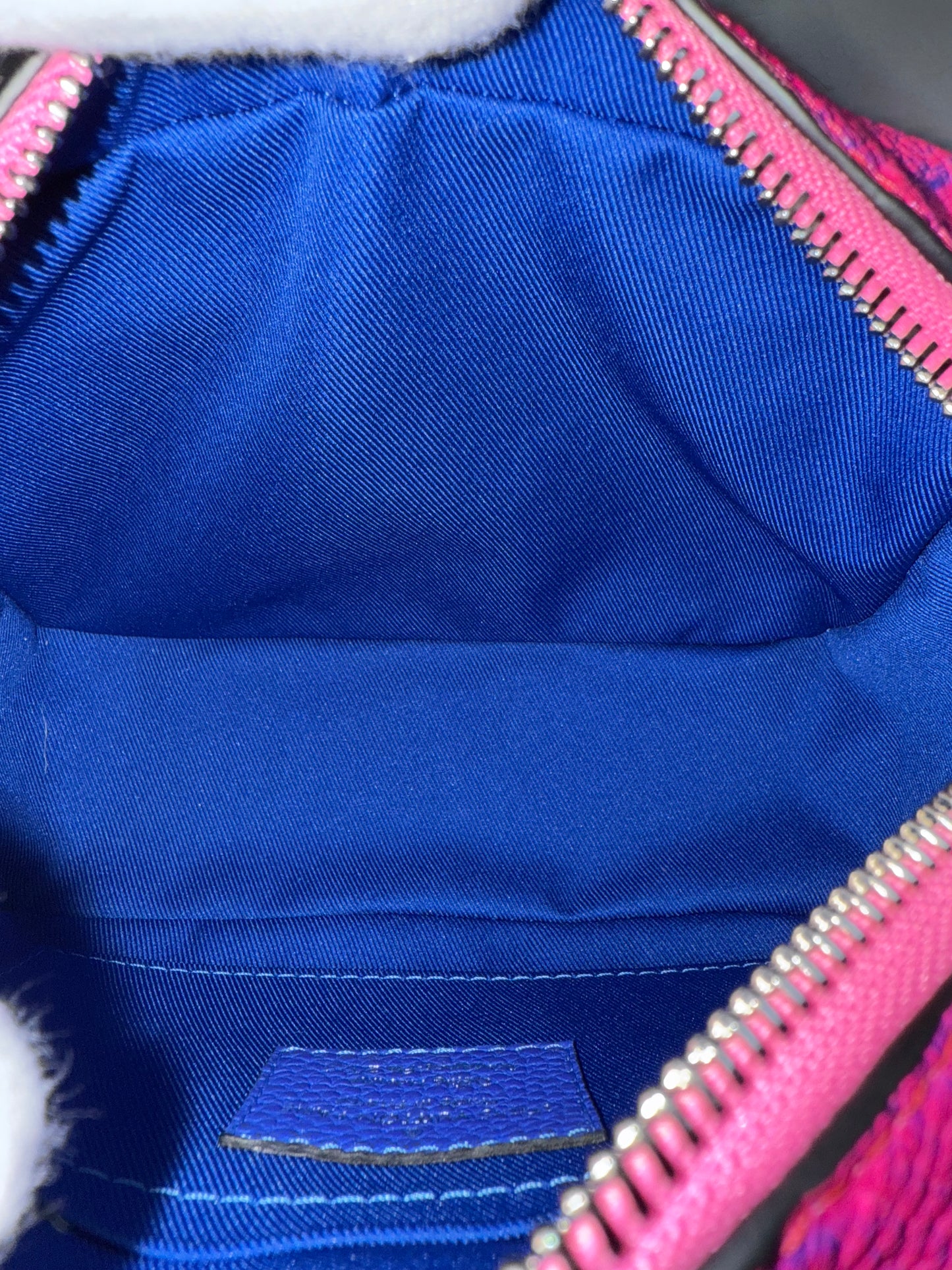 SS22 LOUIS VUITTON MINI SOFT TRUNK CHAIN BAG - TAURILLON ILLUSION BLUE/PINK (NEW WITH DUSTBAG) (TANIA)