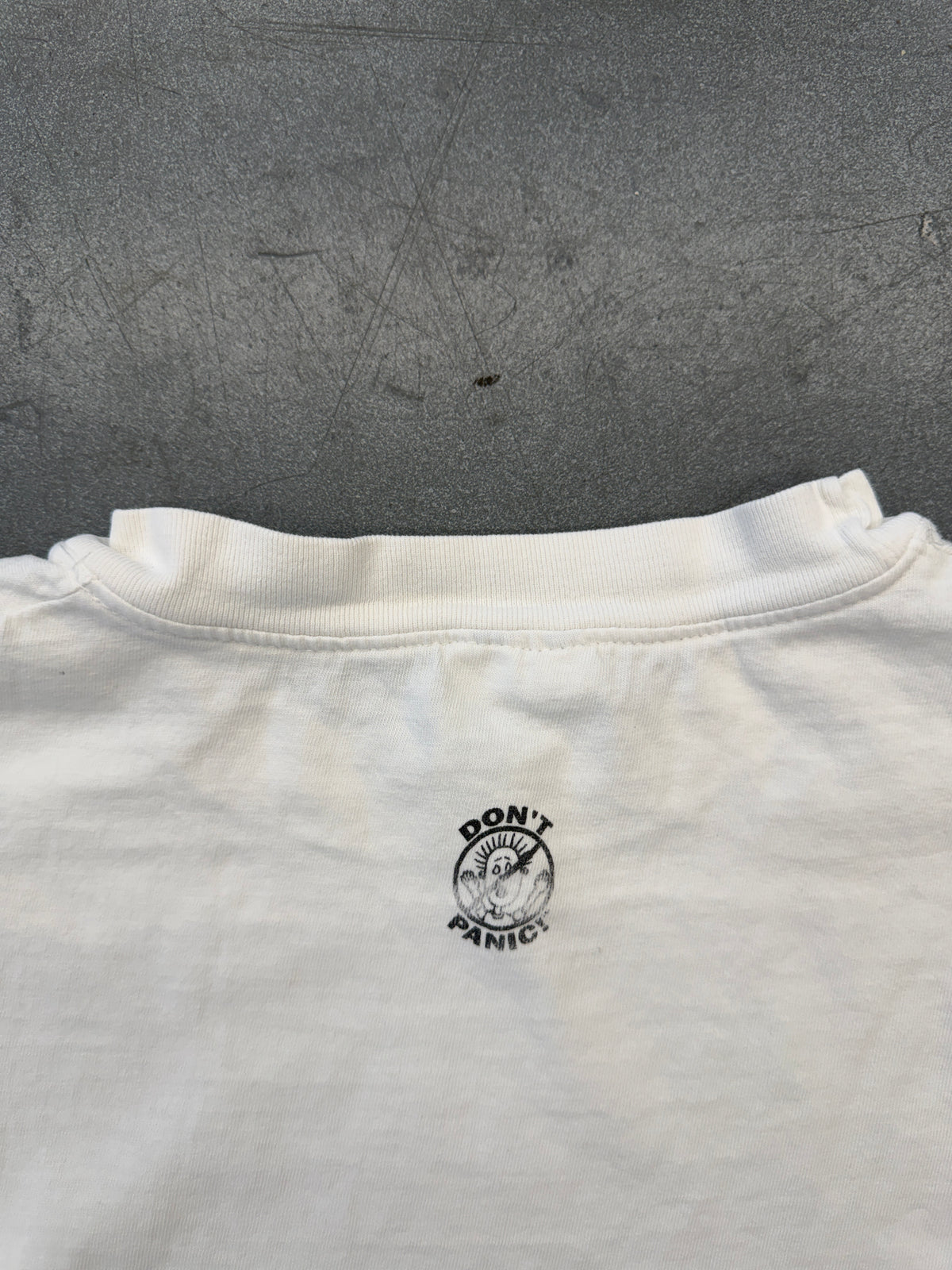 1997 DON'T PANIC PRINCESS DIANA ANGEL TEE (HANES BEEFY TAG)