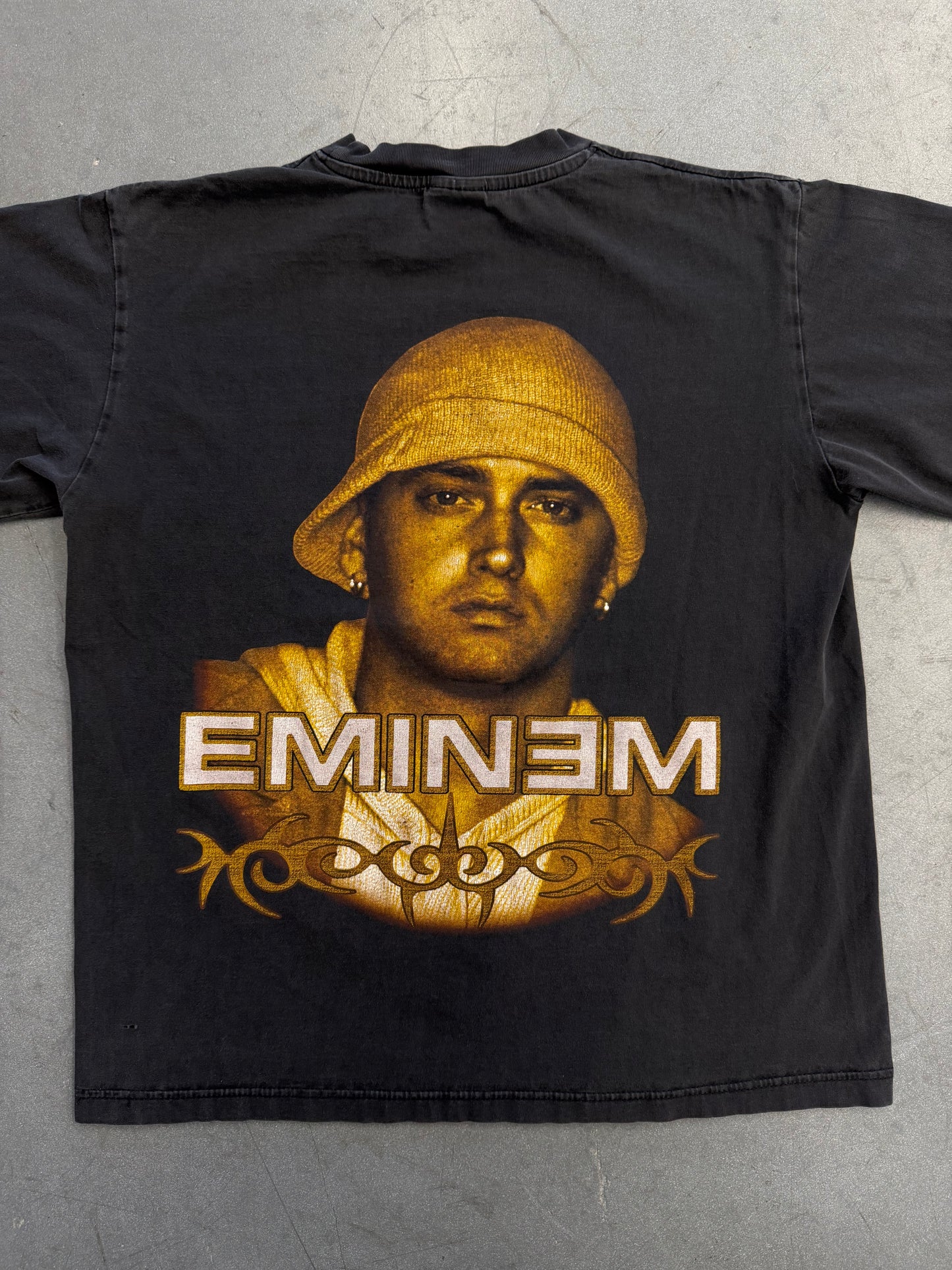Y2K EMINEM BIG YELLOW FACE TEE (LIBERTEE TAG)