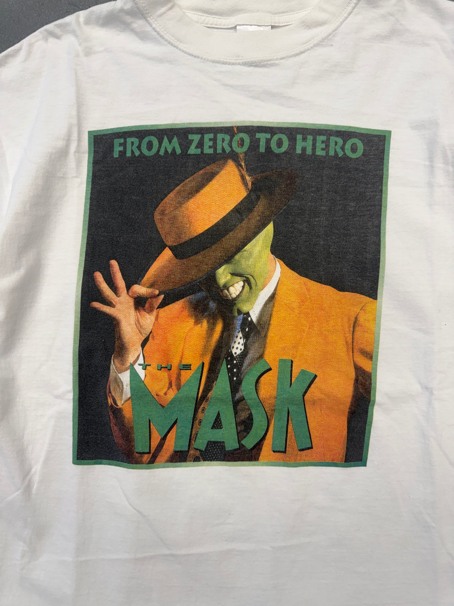 90S THE MASK BOOTLEG MOVIE POSTER TEE (WHITE TAG)