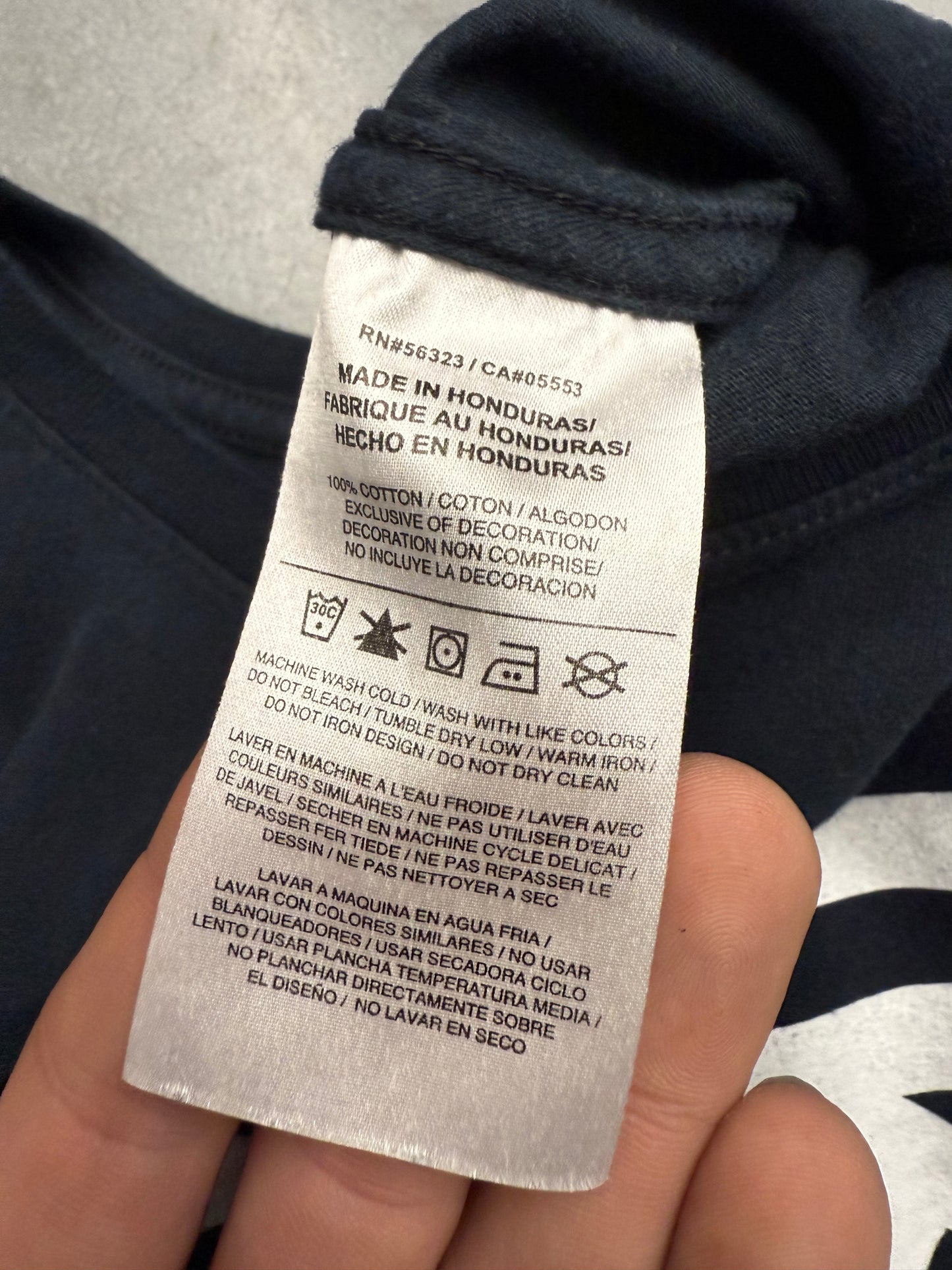 KITH NIKE AIR FORCE 1 LS TEE - BLACK (L)