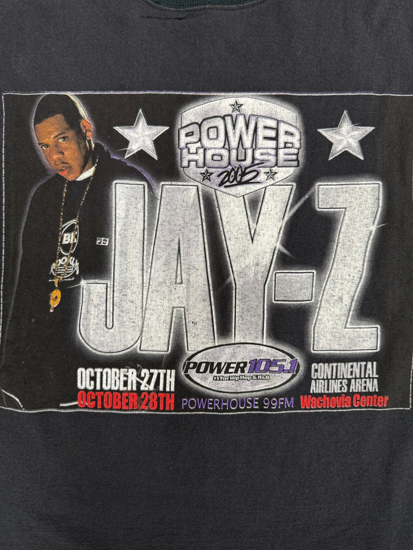 2005 JAY-Z POWER HOUSE RAP TEE (DELTA MAGNUM WEIGHT TAG)