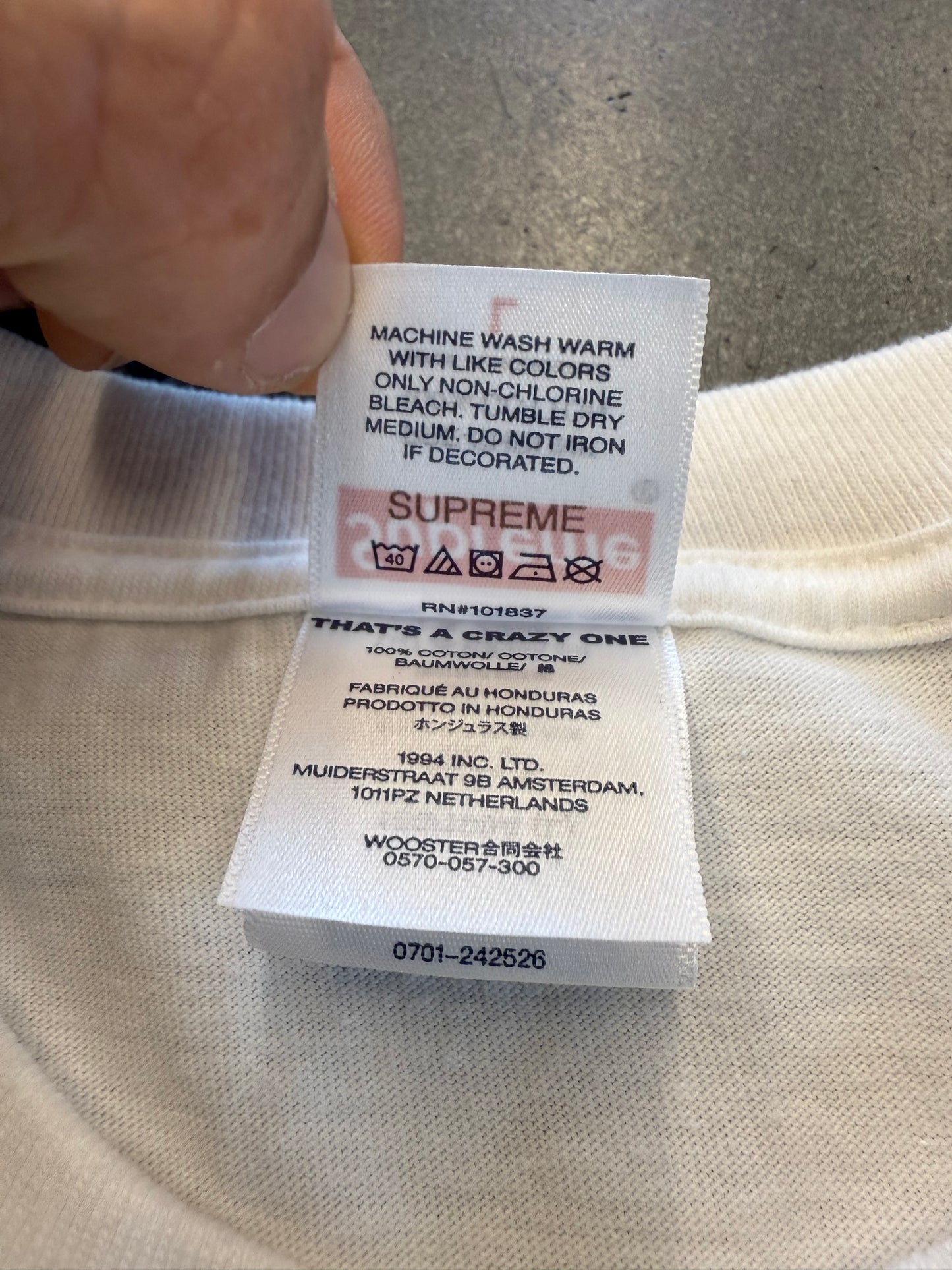 FW24 SUPREME THRASHER HAROLD HUNTER TEE