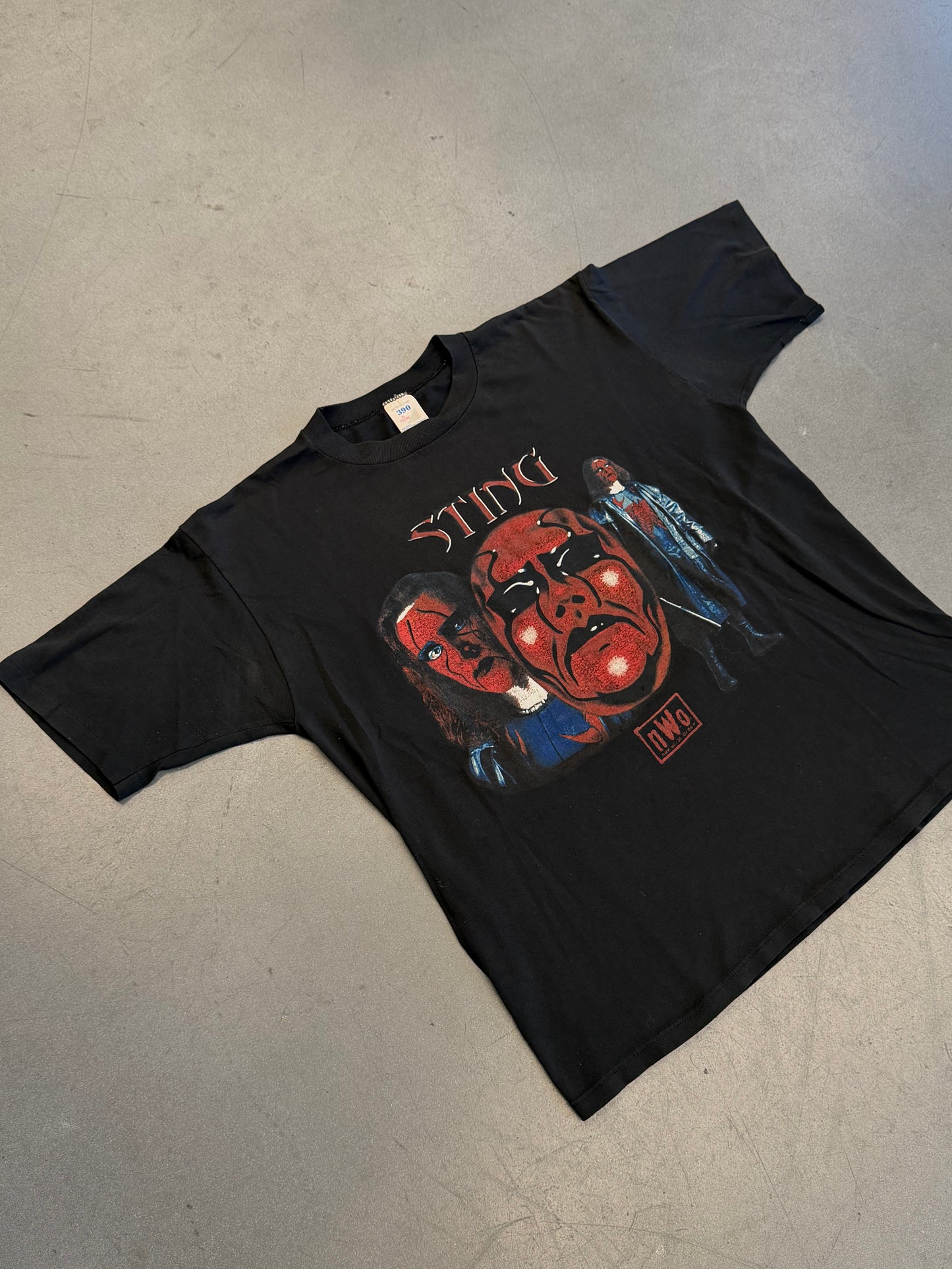 90'S STING NWO FACE MASK TEE (390 TAG)