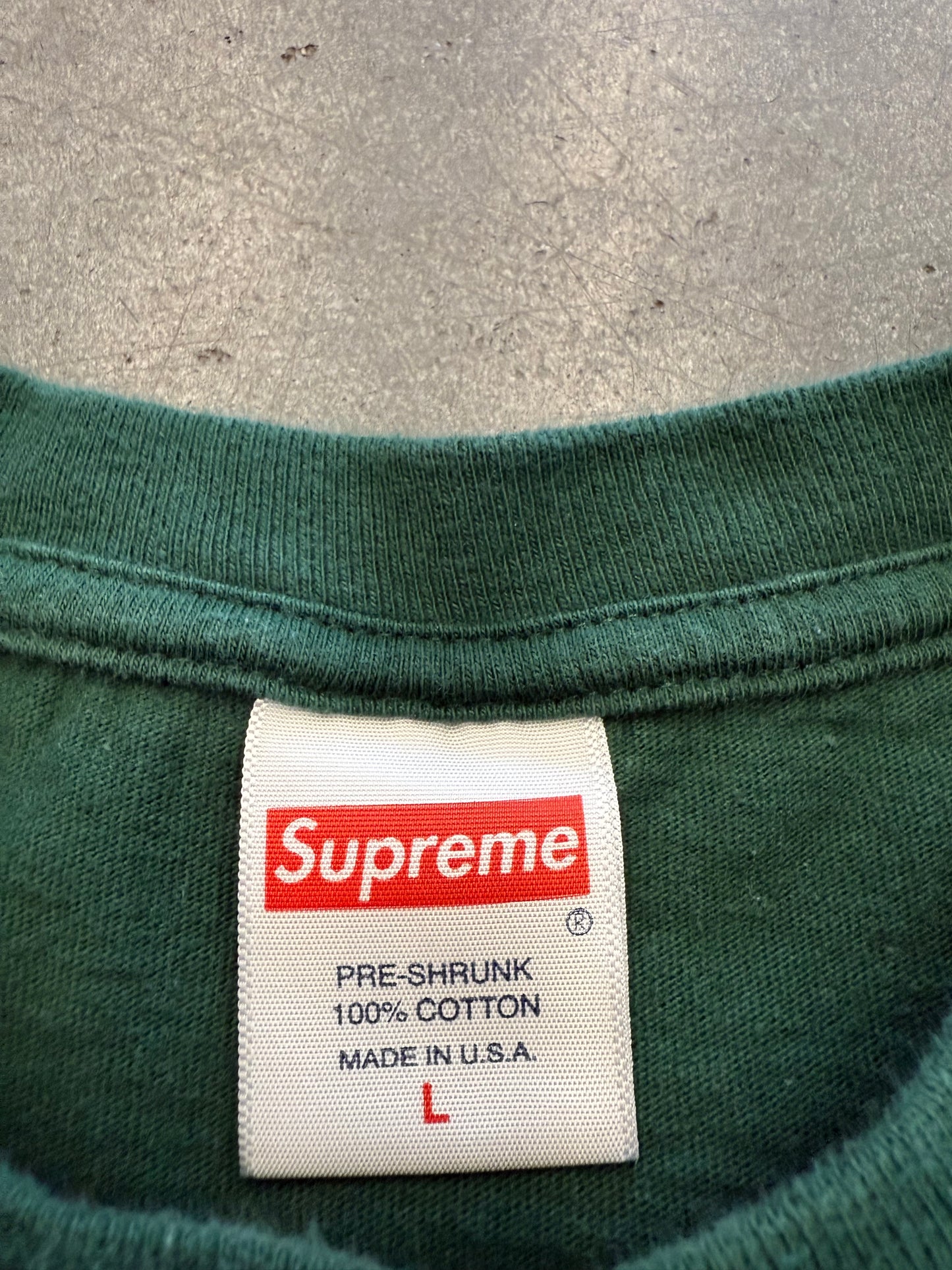 FW19 SUPREME LEVITATION TEE - DARK GREEN