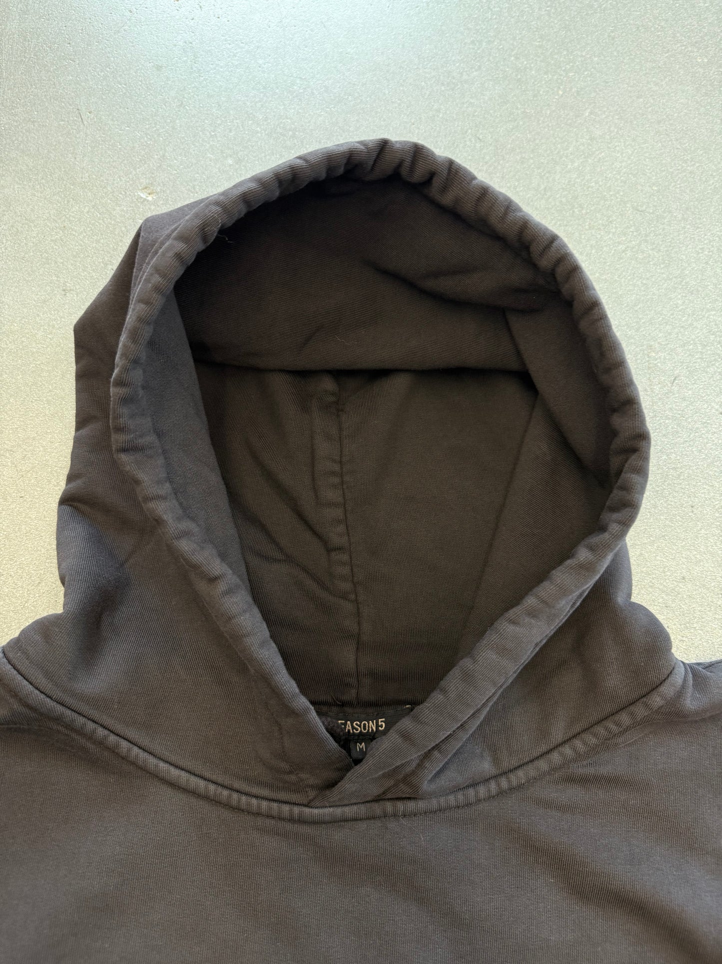 YEEZY SEASON 5 LAS VIRGENES HOODIE - BLACK (M) (NWT)