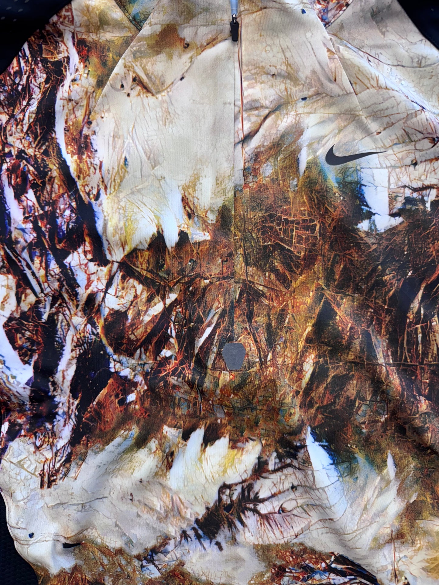 NIKE X NOCTA CAMO 1/2 ZIP RUNNING SHIRT (NEW W/O TAGS)