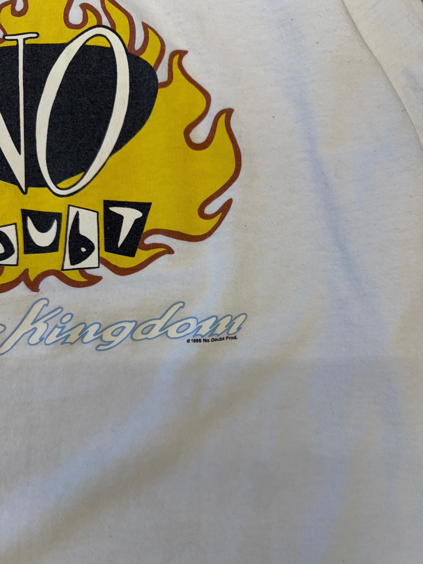 1996 NO DOUBT TRAGIC KINGDOM MULLET LONGSLEEVE TEE (ALL SPORT TAG)