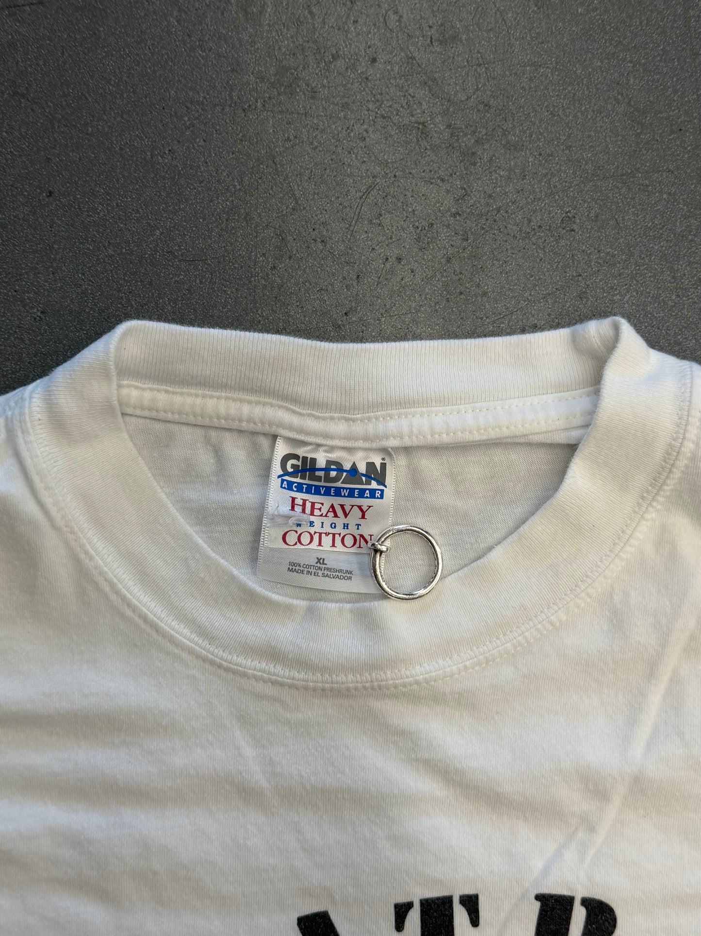 00S ALCATRAZ PENITENTIARY SWIM TEAM TEE (GILDAN TAG)