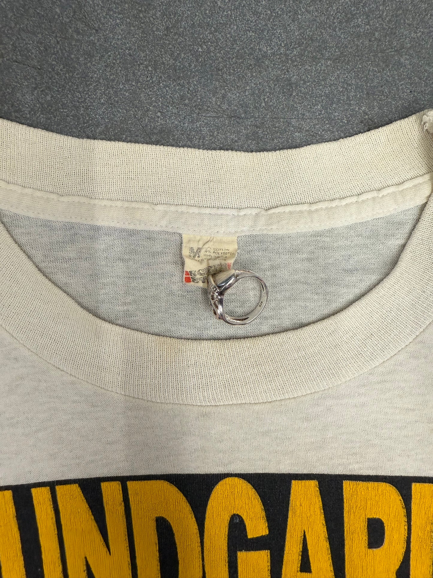 1989 SOUNDGARDEN LOUDER THAN LOVE CHOPPED TEE (SCREEN STARS TAG)