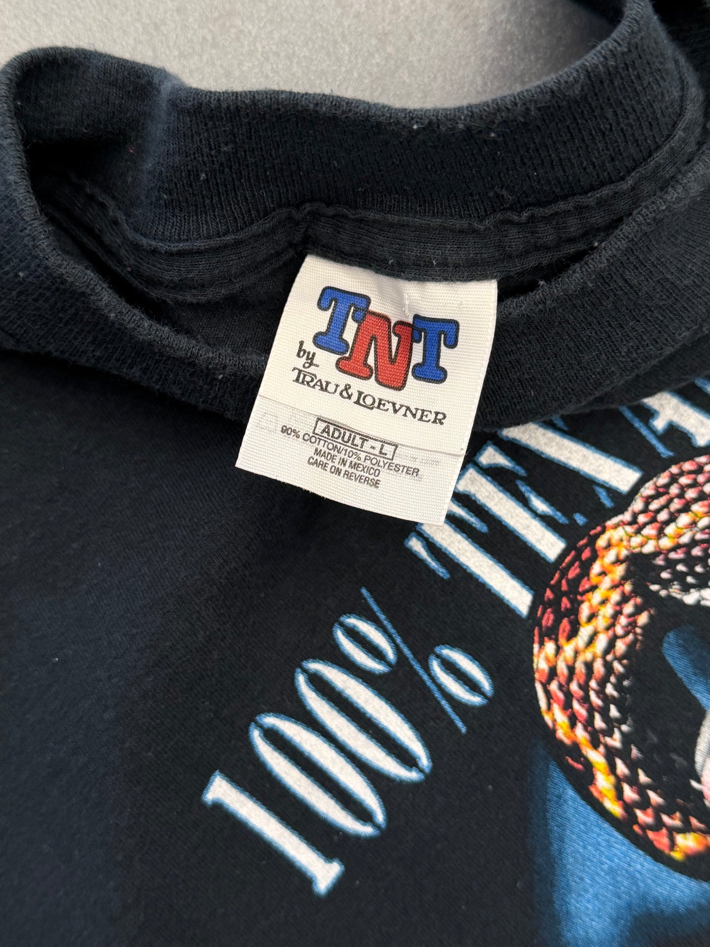 2000 WWF STONE COLD BREW 100% TEXAS RATTLESNAKE TEE (TNT TAG)
