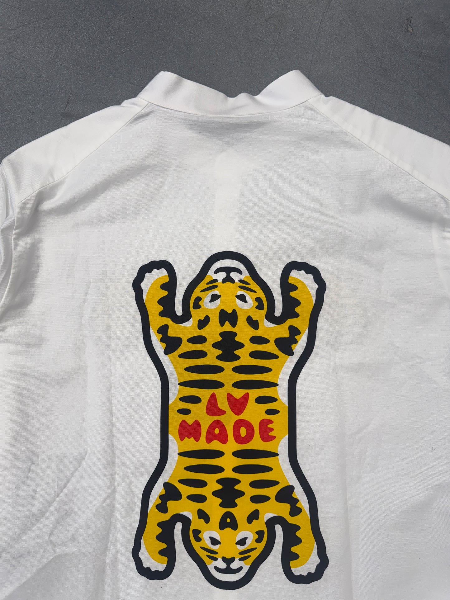 LOUIS VUITTON X NIGO TIGER HEAD BUTTON UP LONG SLEEVE
