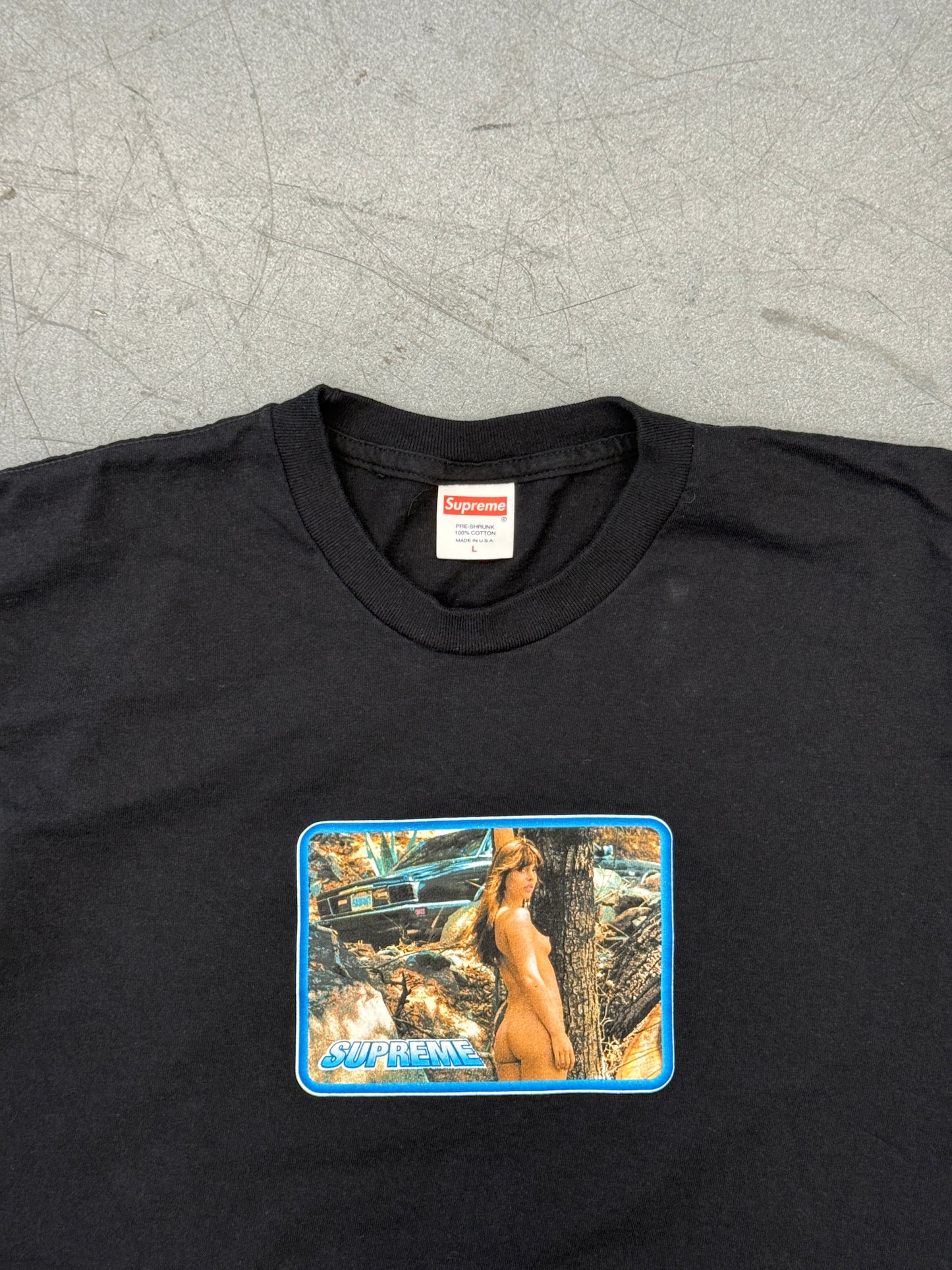 SS17 SUPREME LARRY CLARK GIRL TEE - BLACK