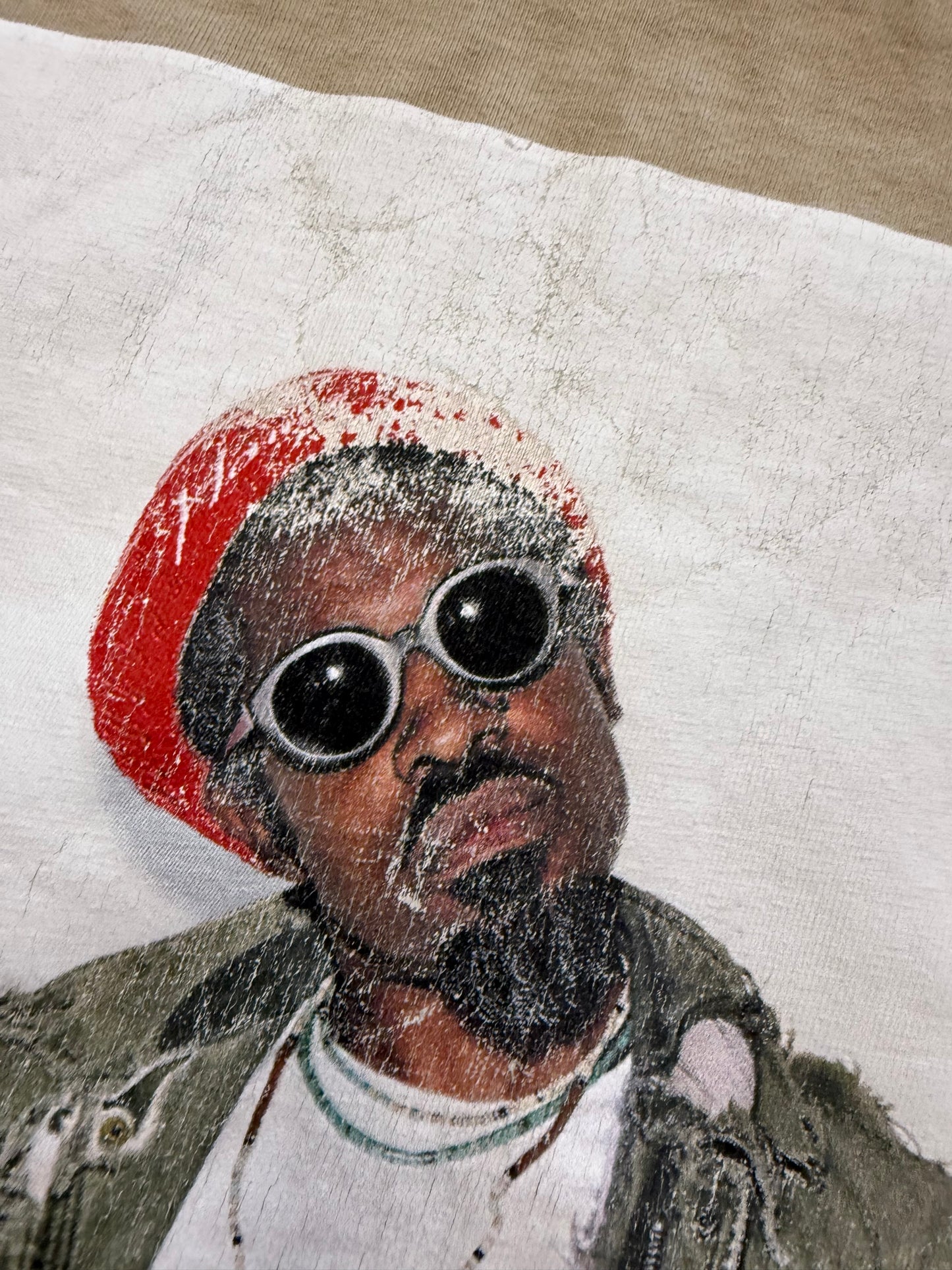 FW22 SUPREME ANDRE 3000 PHOTO TEE (STONE) (XL)