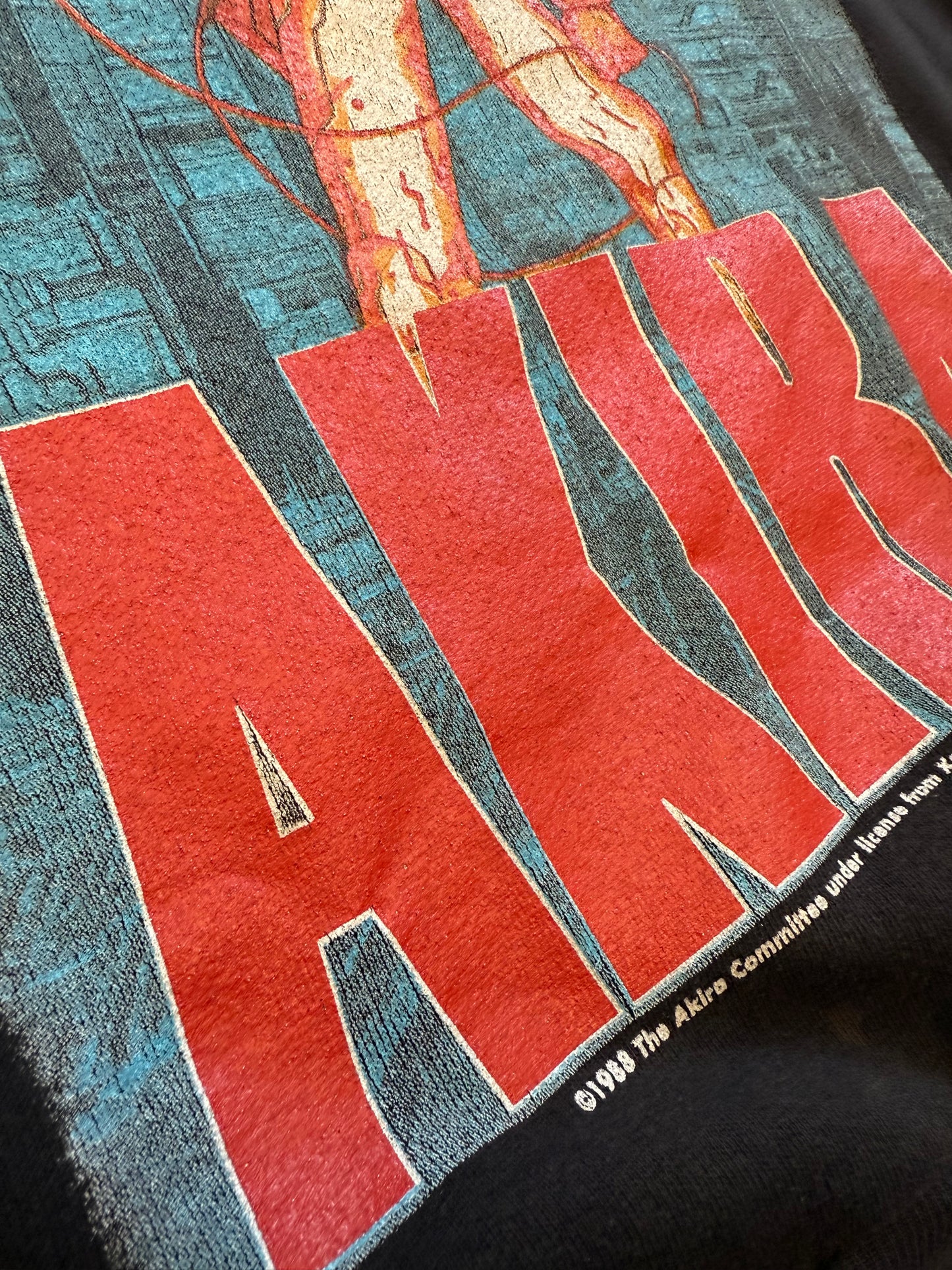 AKIRA NEO-TOKYO IS ABOUT TO EXPLODE MOVIE PROMO POSTER PRINT CREWNECK SWEATER (LEE TAG)