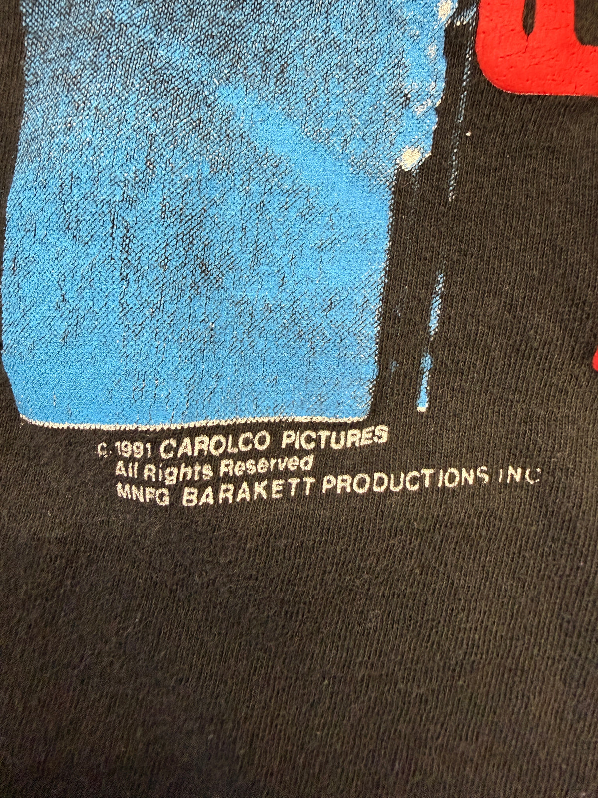 1991 TERMINATOR 2 JUDGMENT DAY I'LL BE BACK TEE