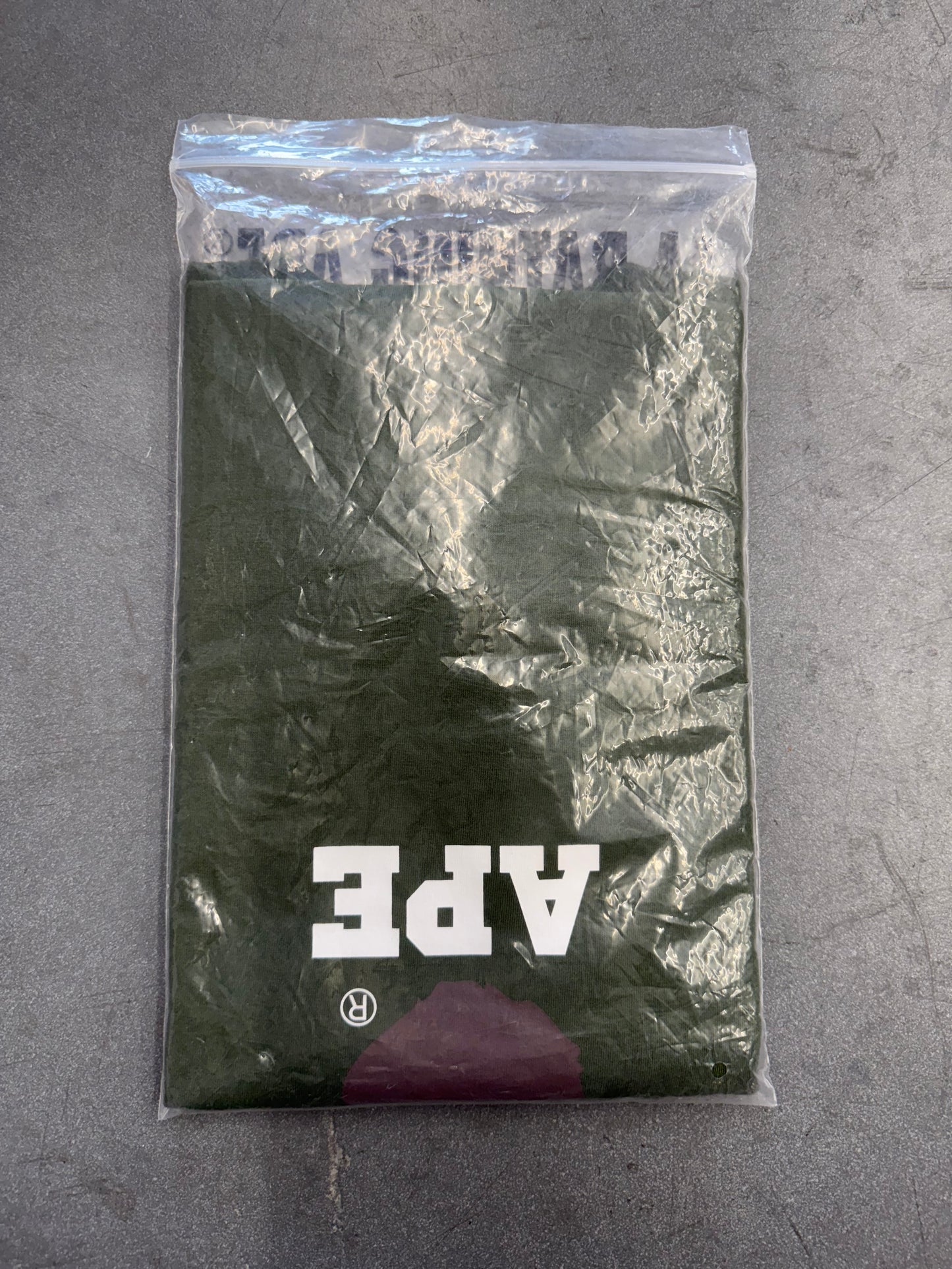 2020 A BATHING APE BAPE COLLEGE TEE - GREEN