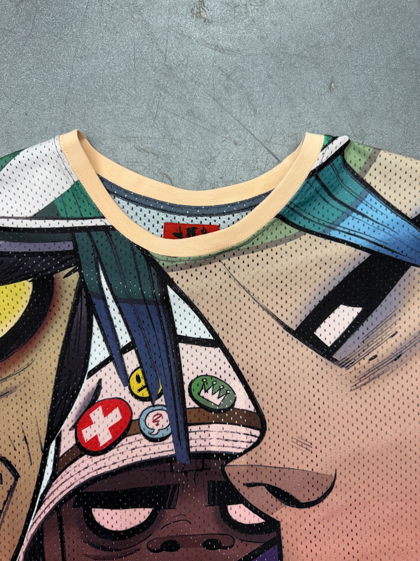 HEAVEN BY MARC JACOBS GORILLAZ MESH JERSEY