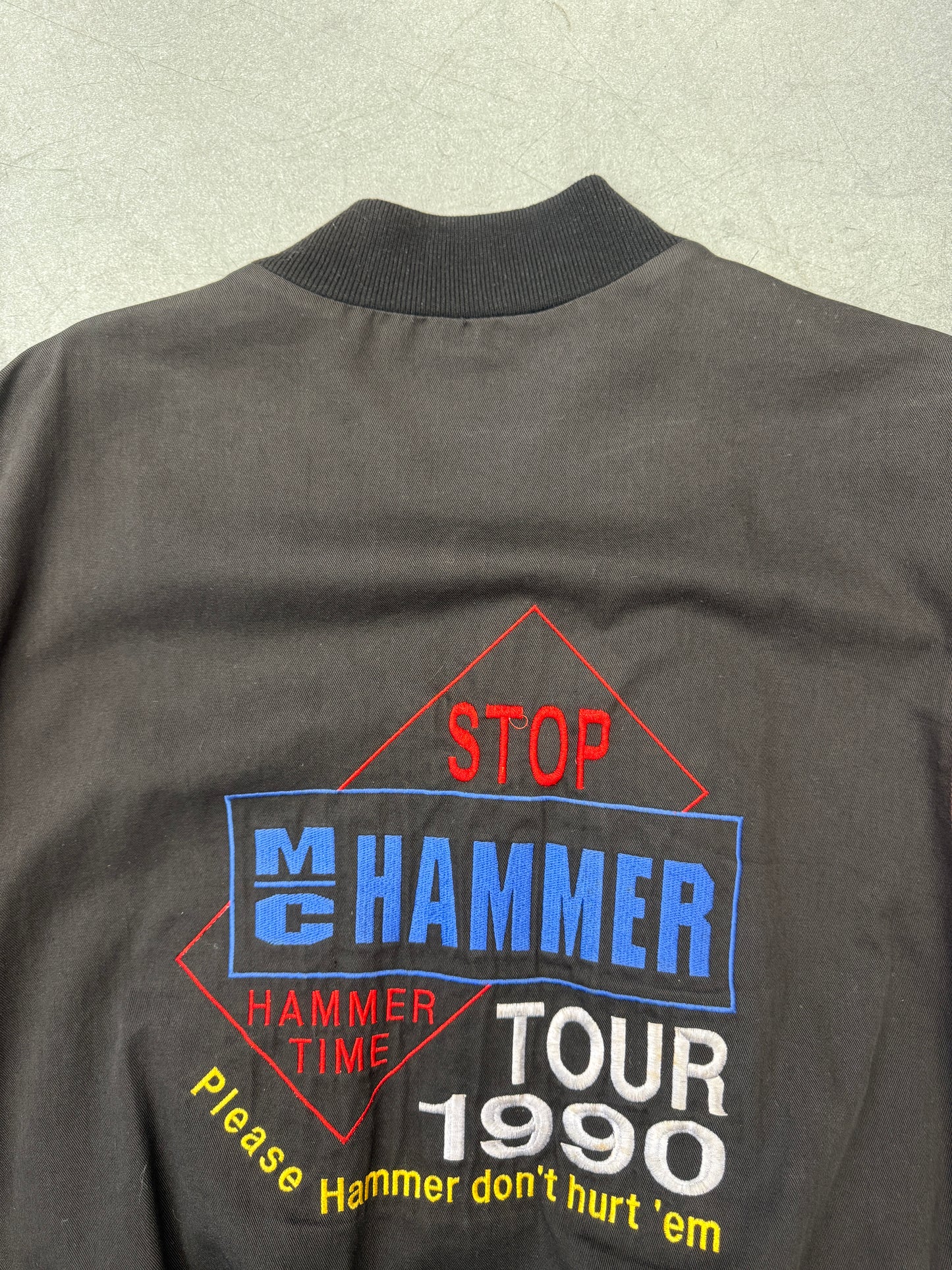 1990 U CANT TOUCH THIS PLEASE MC HAMMER DON'T HURT EM TOUR JACKET
