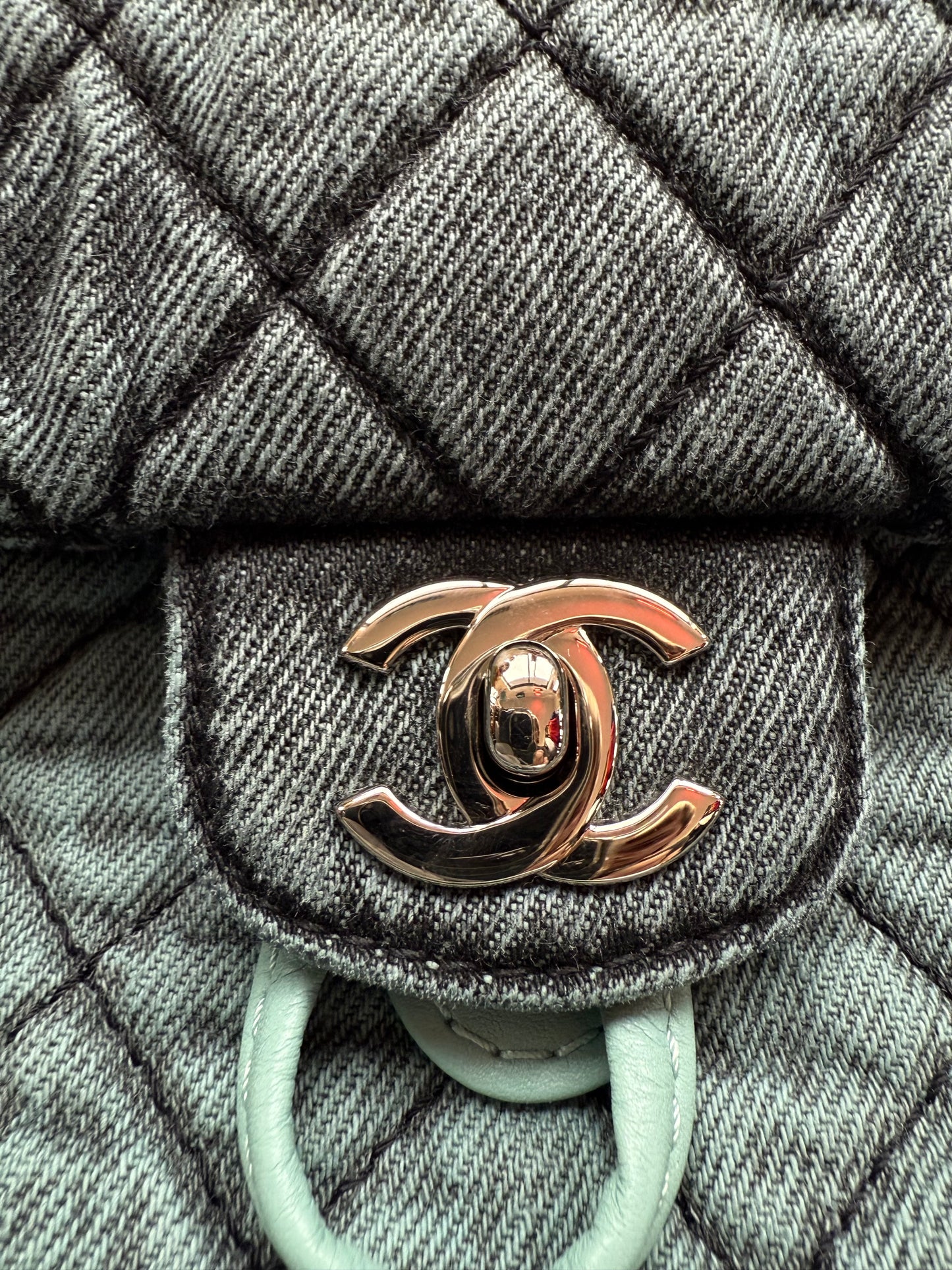 2020 CHANEL DENIMPRESSIONS BACKPACK - BLUE (LIGHTLY PRE-OWNED WITH DUSTBAG) (TANIA)