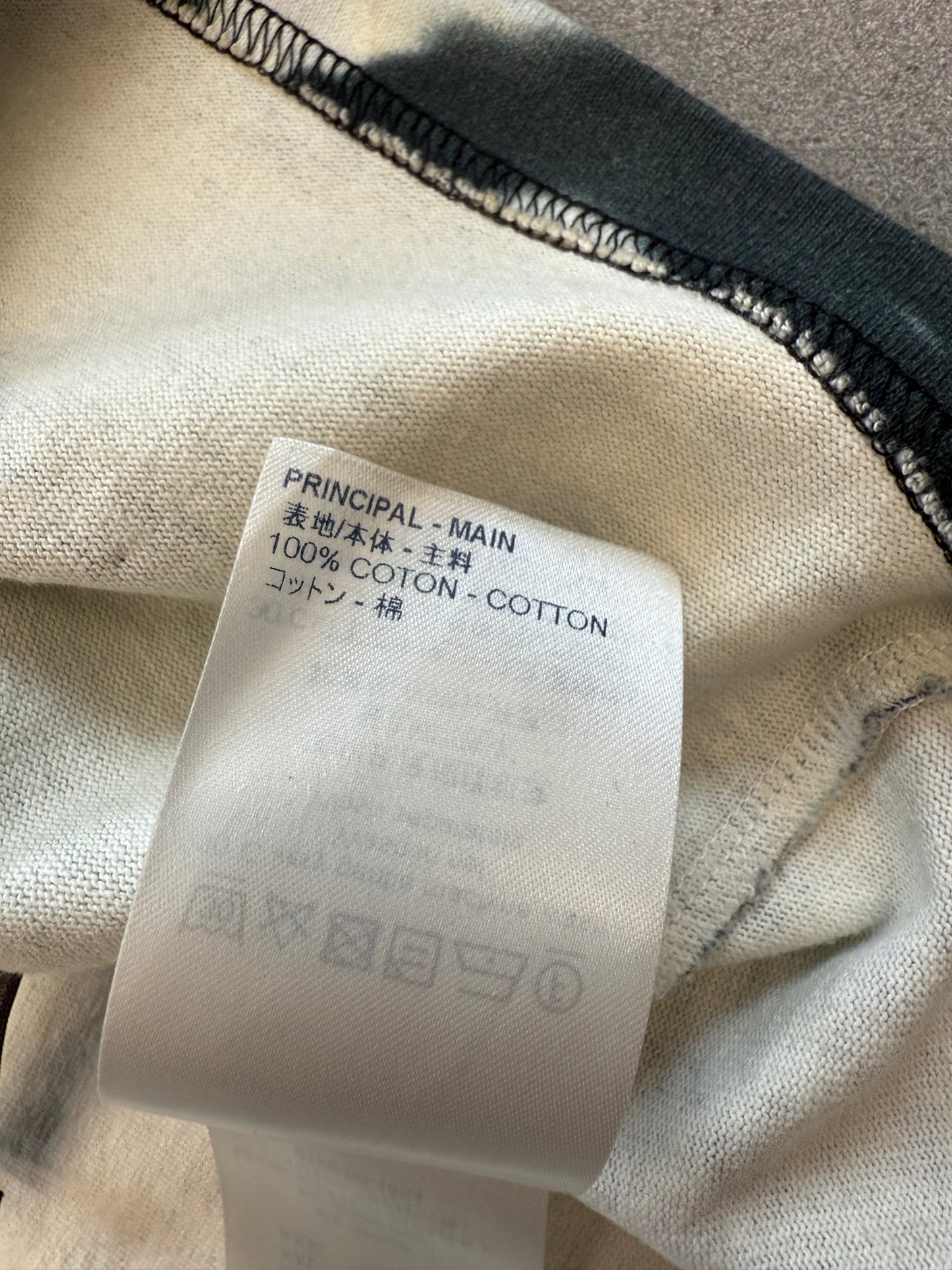 SS19 LOUIS VUITTON VIRGIL ABLOH PLAIN RAINBOW TIE DYE TEE (L)