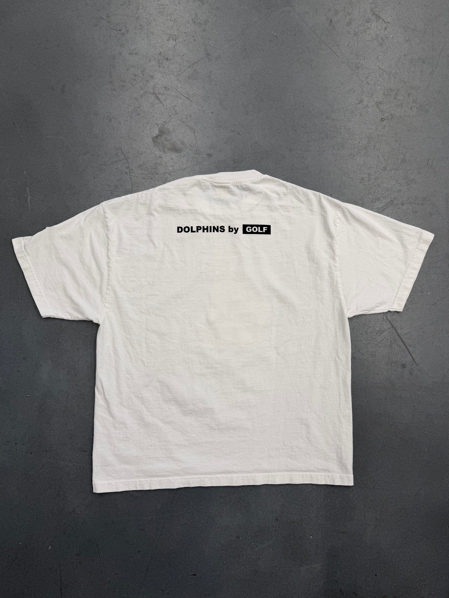 2025 TYLER THE CREATOR BOBBLEHEAD MIAMI DOLPHINS TEE (NFL GOLF TAG)