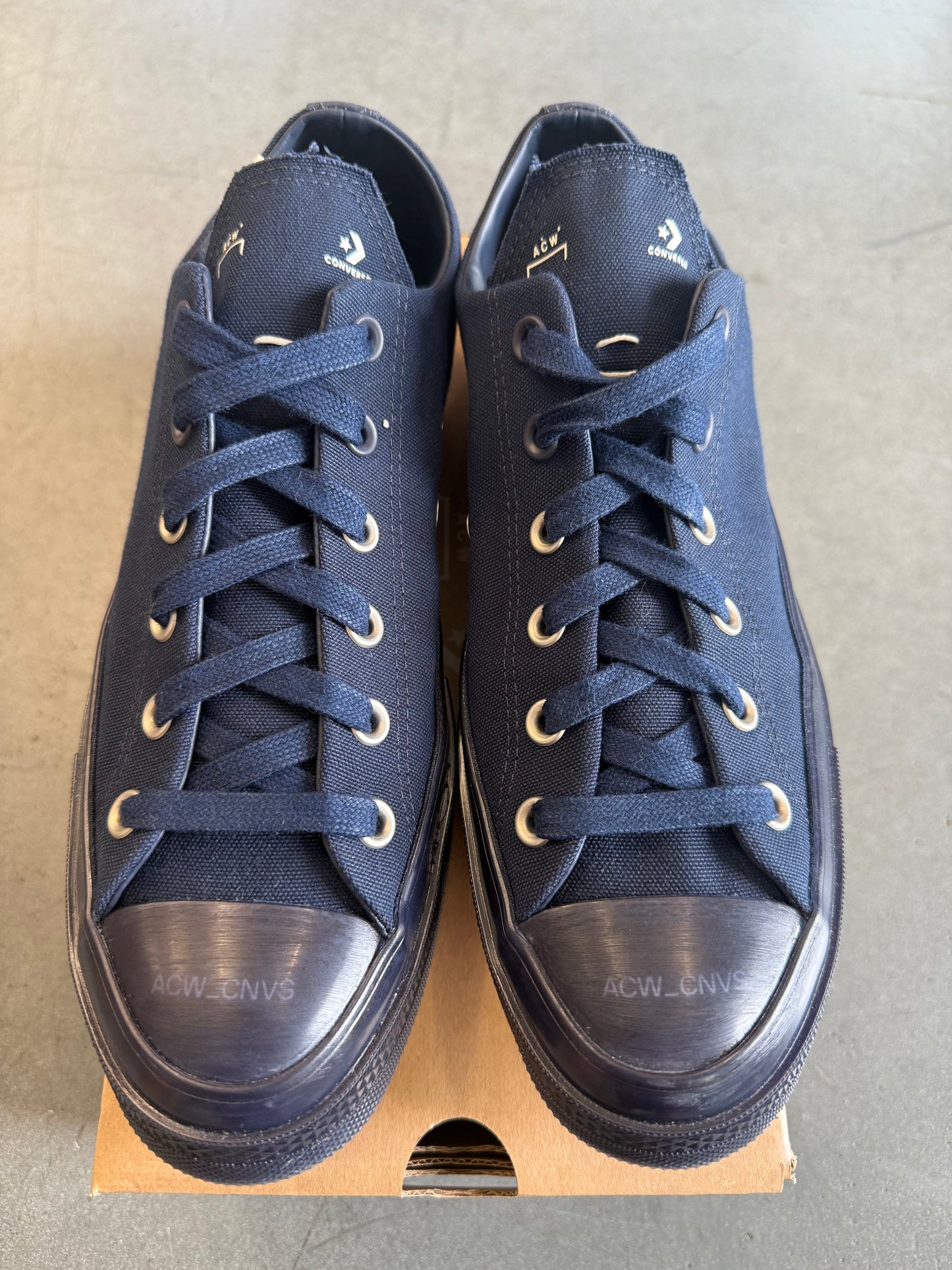 2023 SIZE 8 CONVERSE CHUCK TAYLOR ALL STAR 70 OX A-COLD-WALL NAVY (WITH BOX)