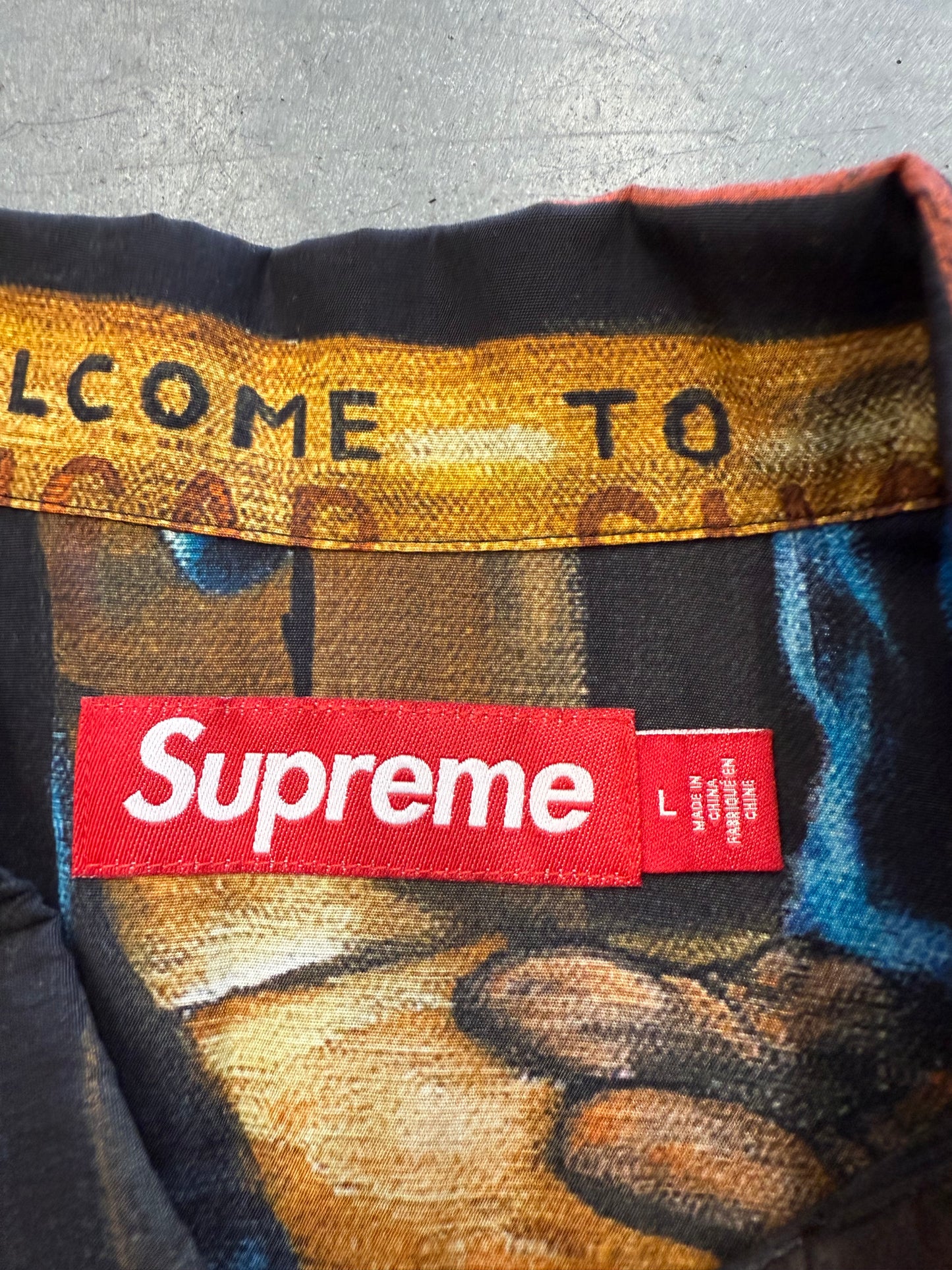 SS25 SUPREME ERNIE BARNES SS BUTTON UP SHIRT LARGE (NWT)