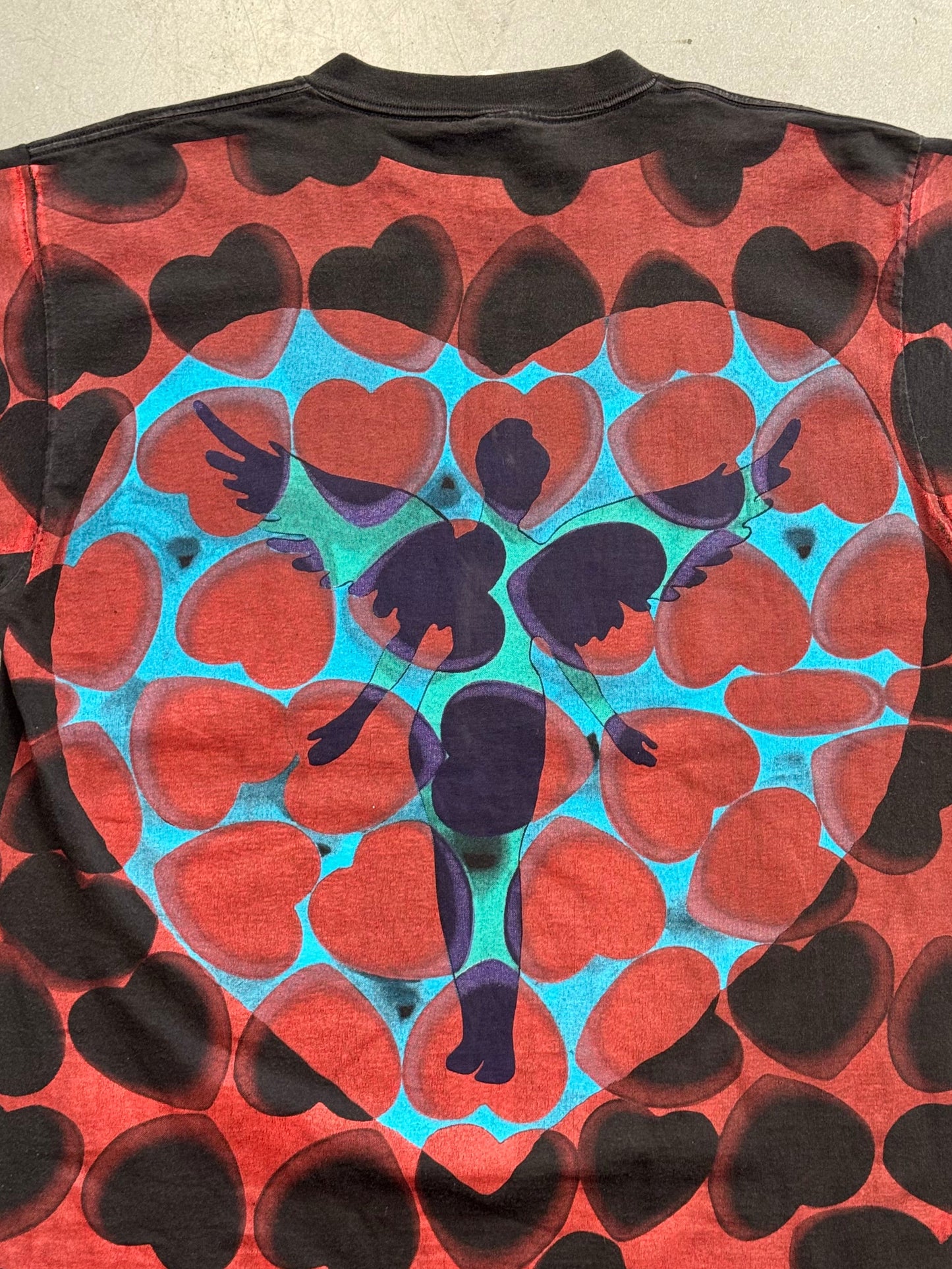 90'S NIRVANA HEART SHAPED BOX TEE (GIANT BY TULTEX TAG)