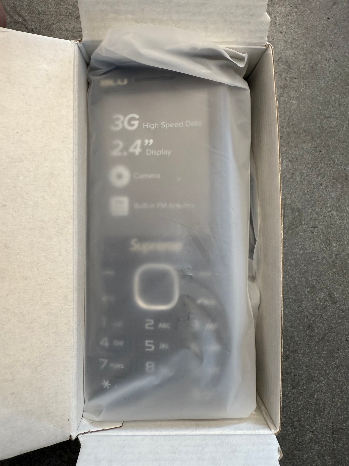 FW19 SUPREME BURNER PHONE (NEW IN BOX) - BLACK