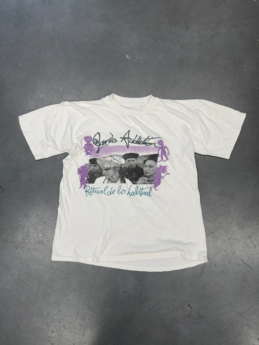 1990 JANE'S ADDICTION RITUAL DE LO HABITUAL 'NOTHING'S SHOCKING' TEE (FADED TAG)