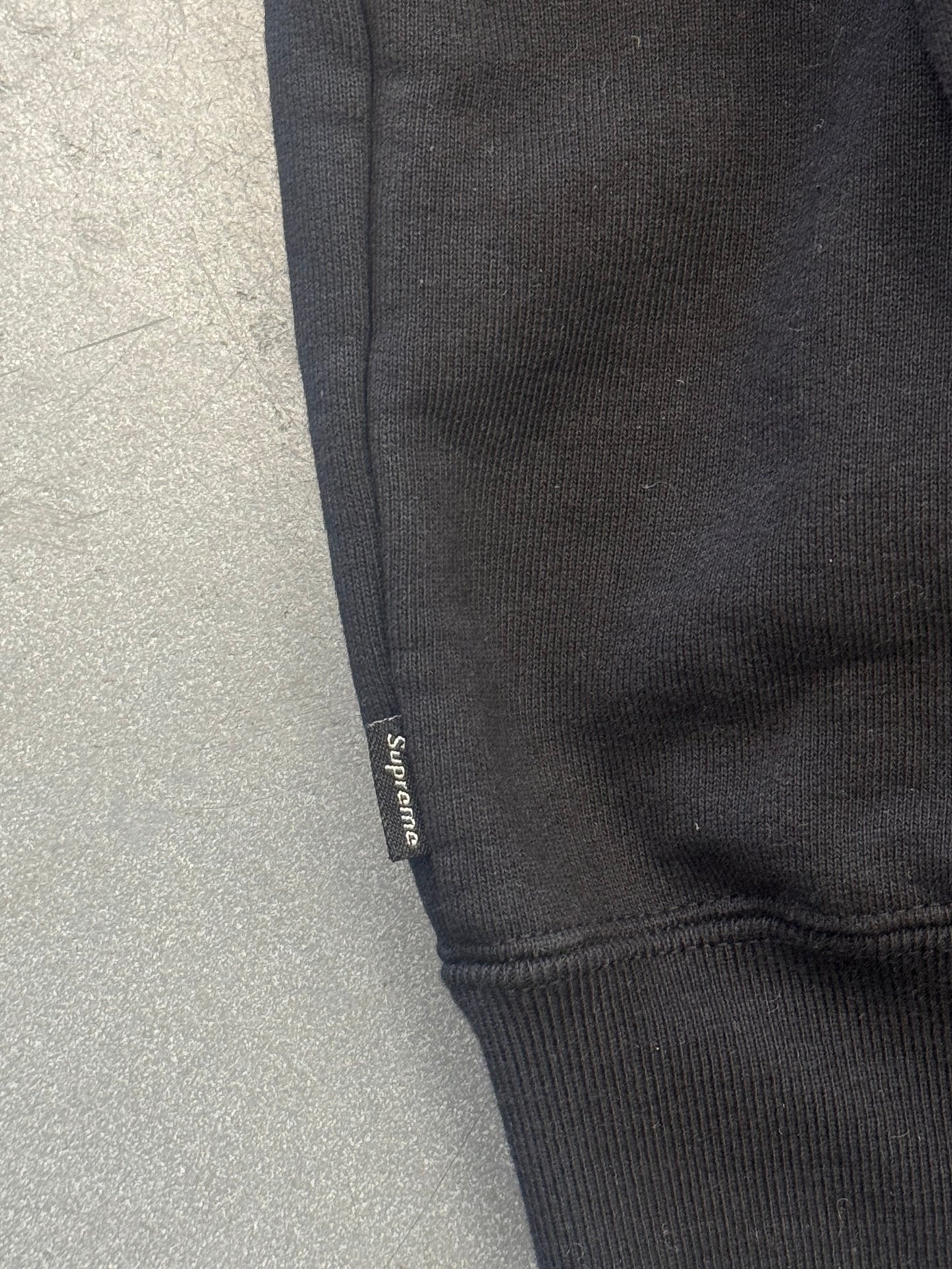 FW25 SUPREME FOX RACING ZIP-UP HOODED SWEATSHIRT - BLACK
