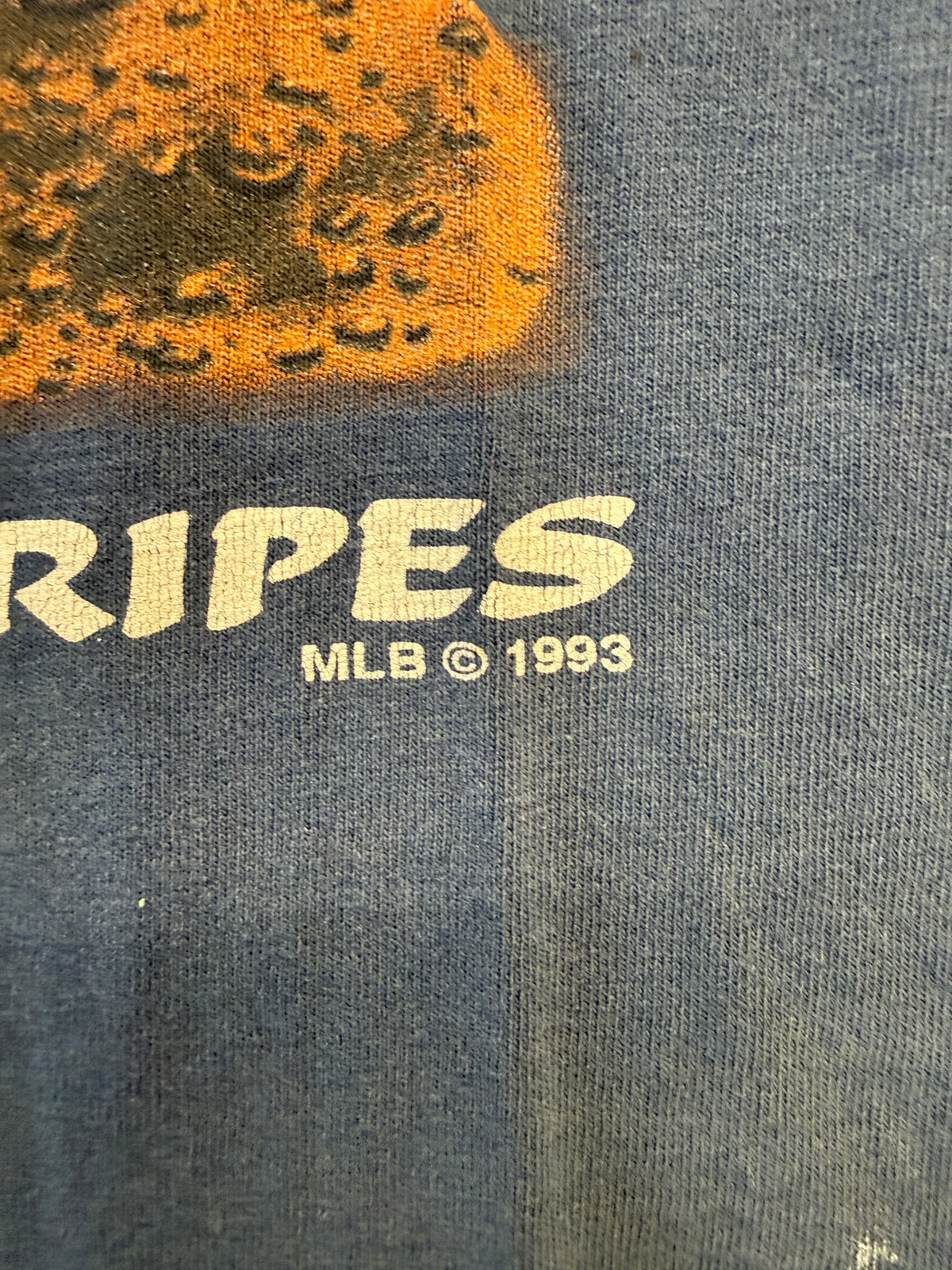 1993 NEW YORK YANKEES STARS IN STRIPES UNCLE SAM PITCHING TEE (CUT TAG)