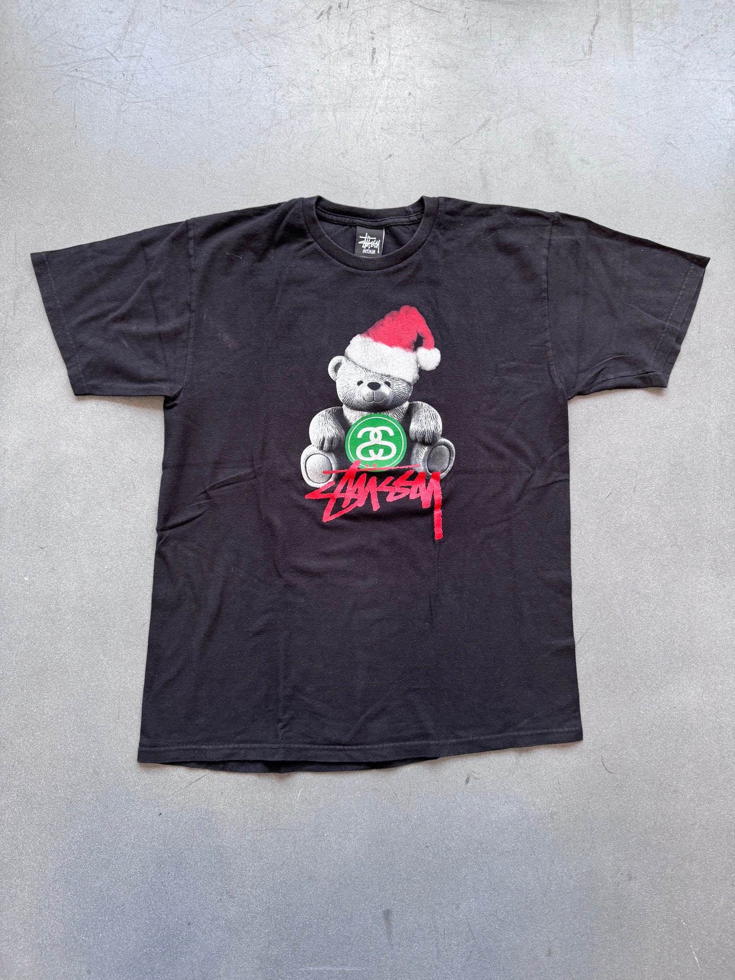 STUSSY CHRISTMAS BEAR TEE