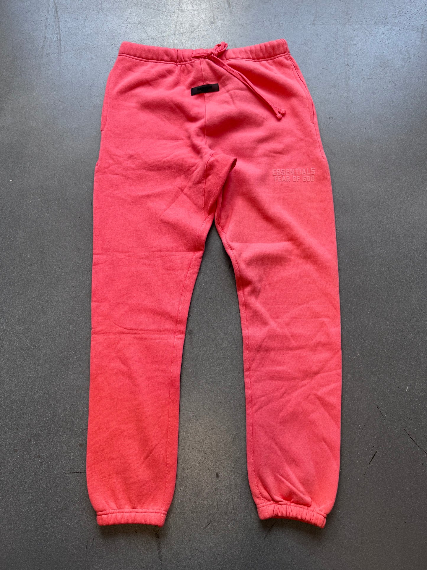 ESSENTIALS FEAR OF GOD SWEAT PANTS - SALMON