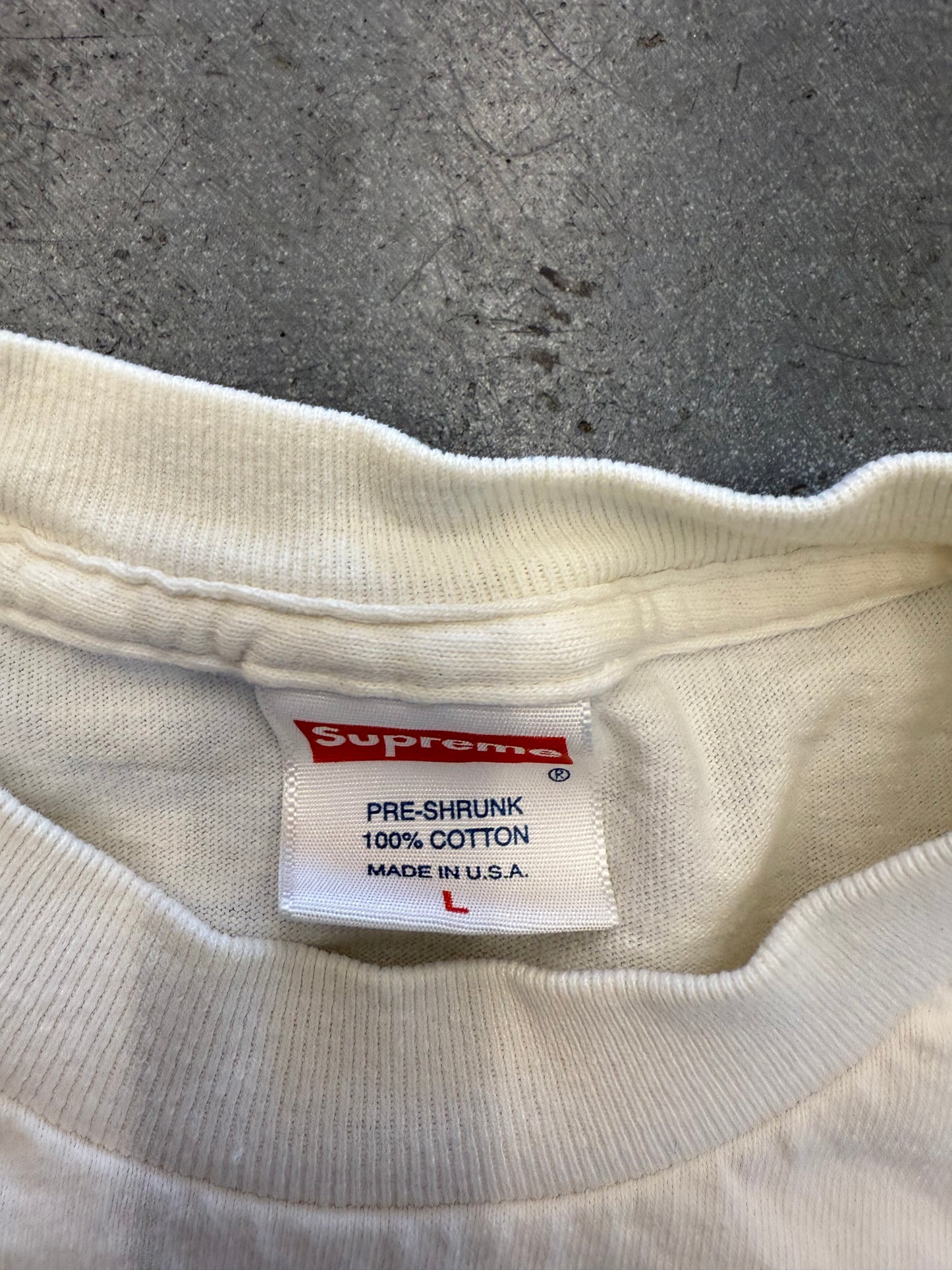 2001 SUPREME WOODY ALLEN TEE - WHITE